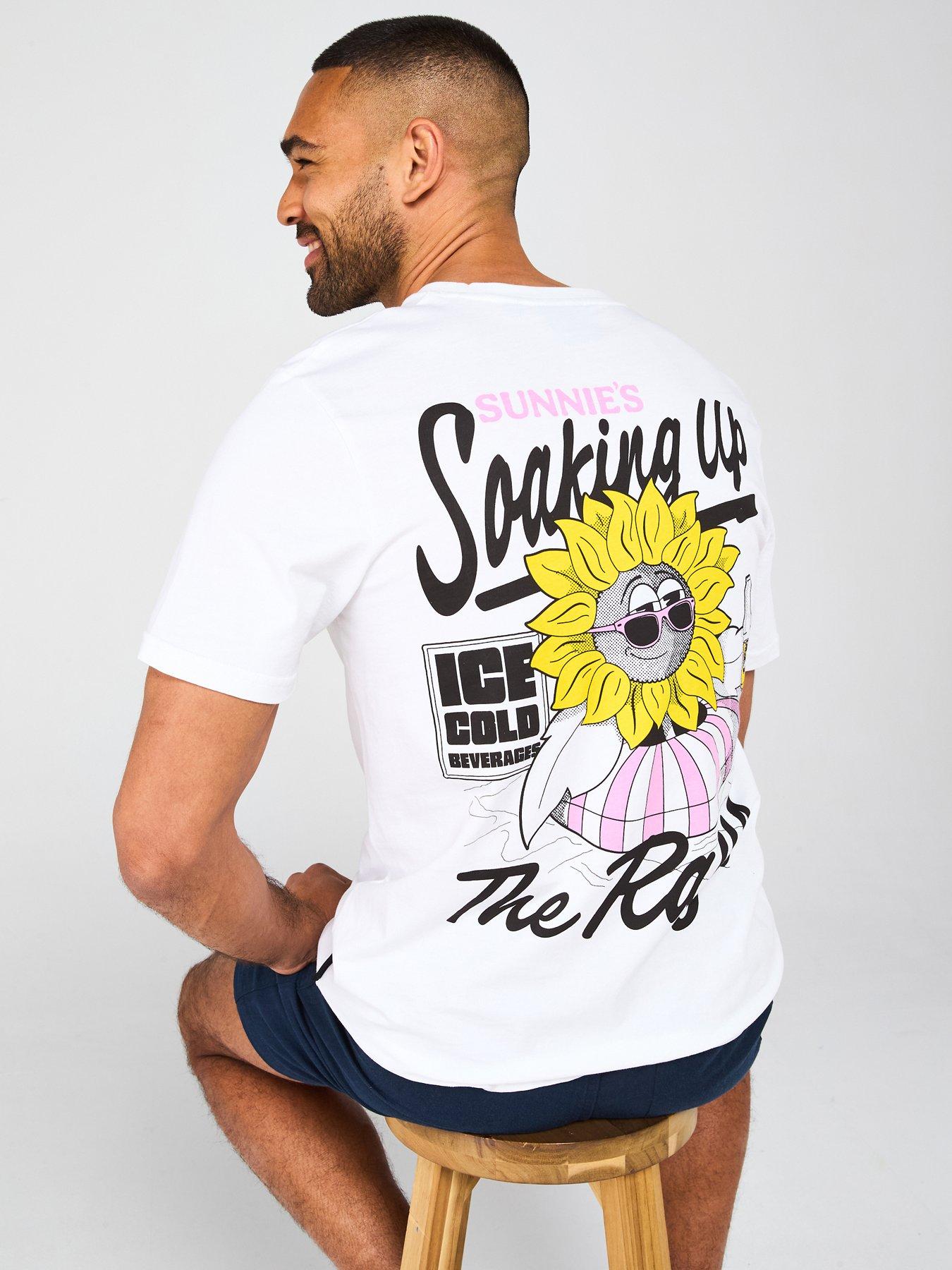 undefined Sunnies Pool Bar Graphic T-Shirt - White