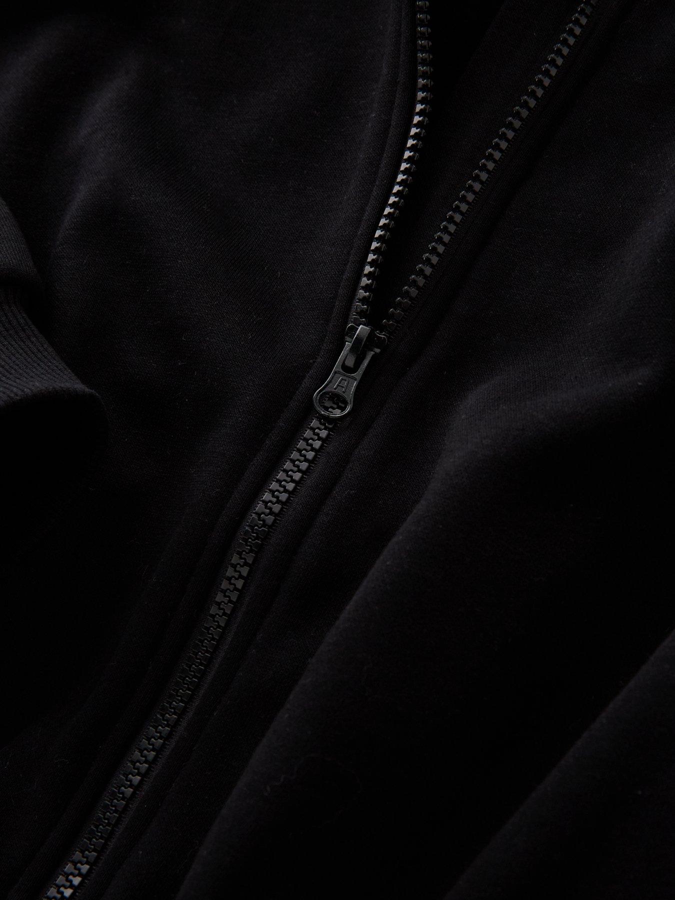 Image 4 of 4 of The Very Collection Girls Zip Up Hoodie - Black