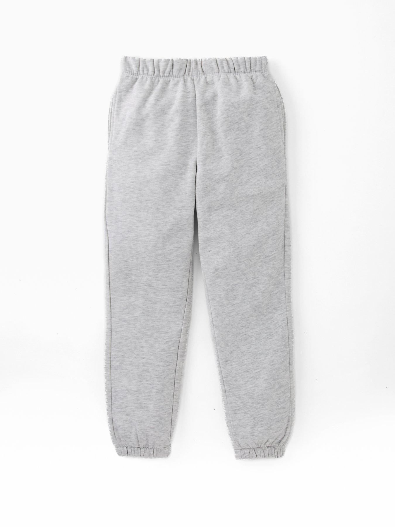 Image 7 of 7 of The Very Collection Girls Elasticated Waisr Cuffed Joggers - Grey