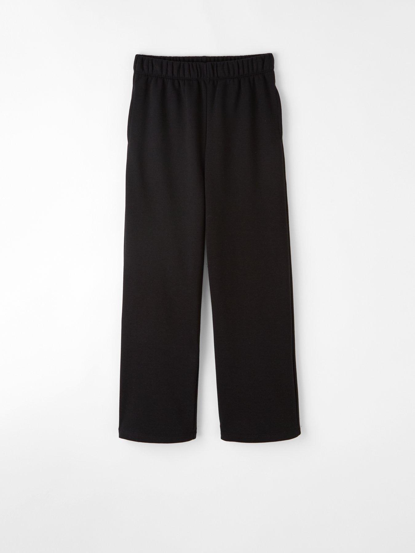 Image 7 of 7 of The Very Collection Wide Leg Joggers - Black