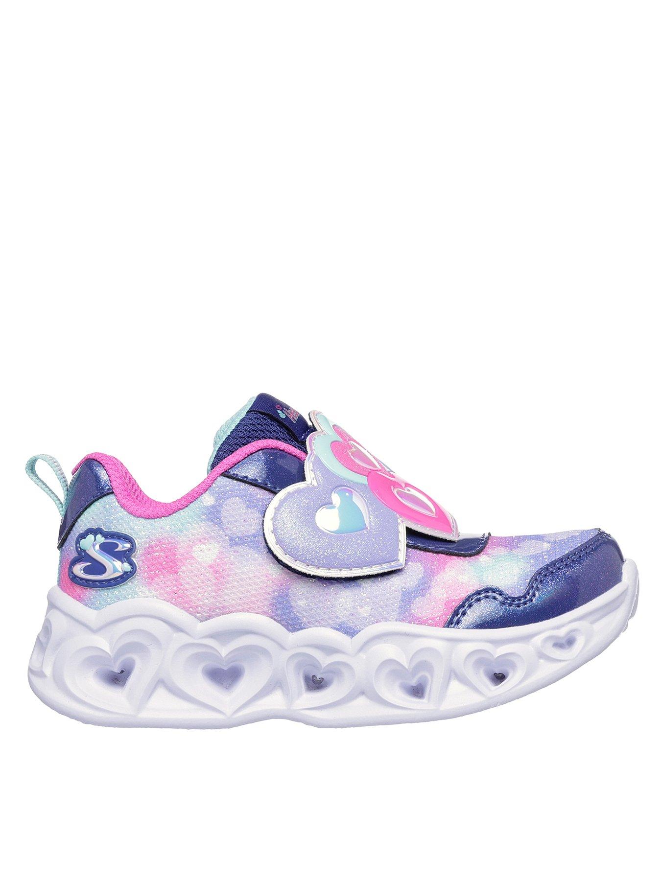 undefined Lighted Sneaker W/ Oversized Heart Top Strap