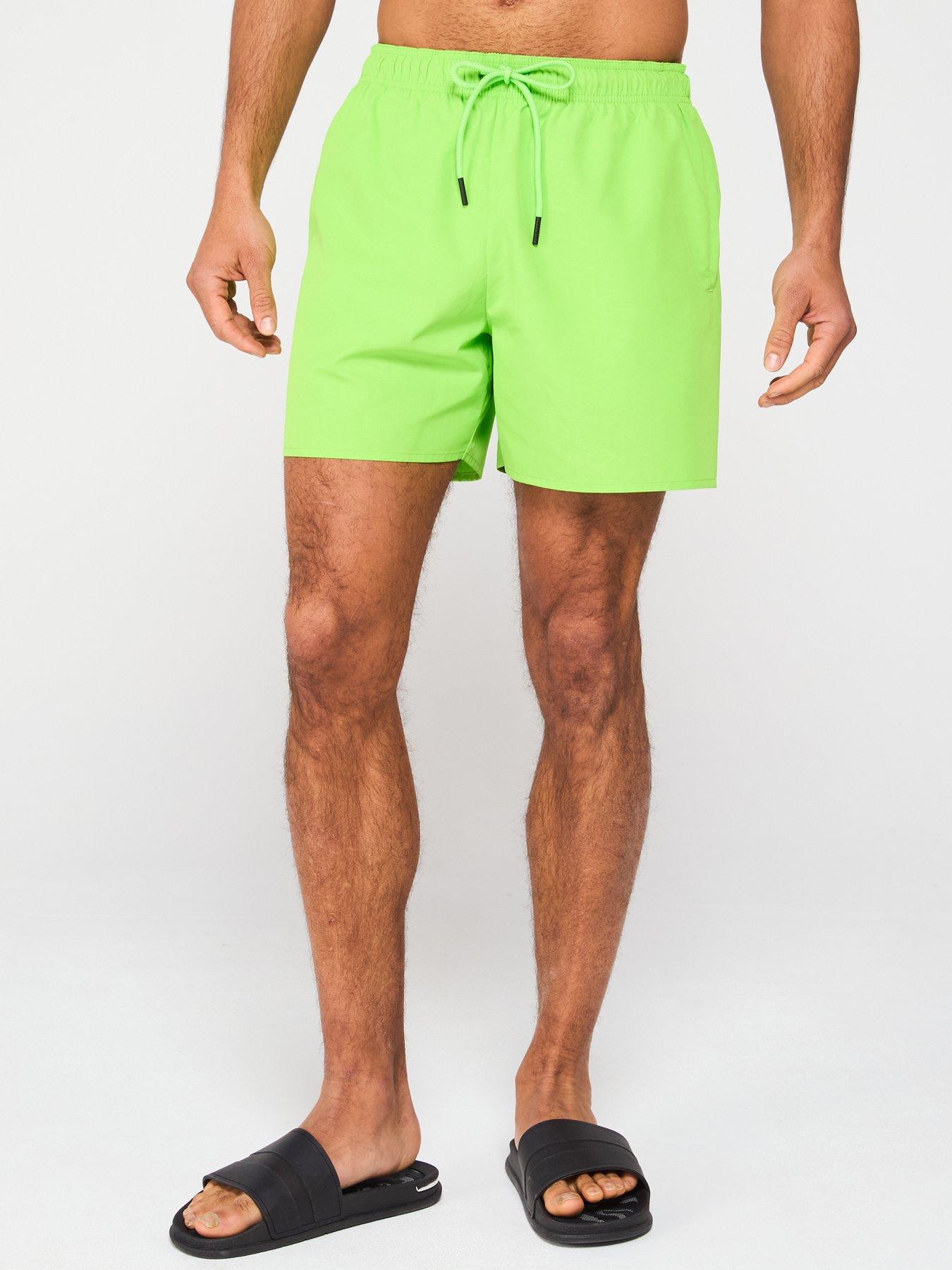 undefined Water Reactive Emblem Swim Short - Green