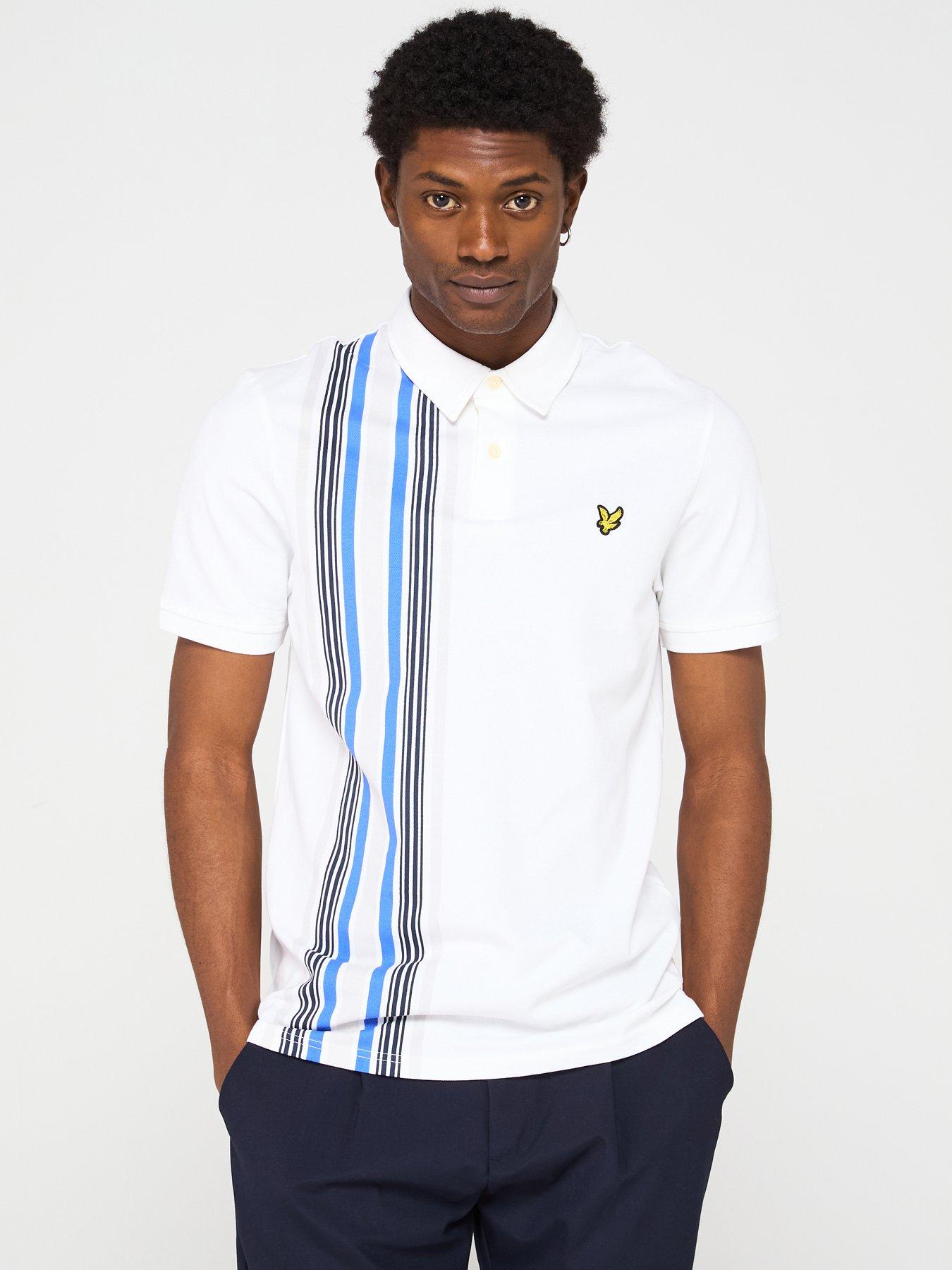 undefined Deck Stripe Polo Shirt - White