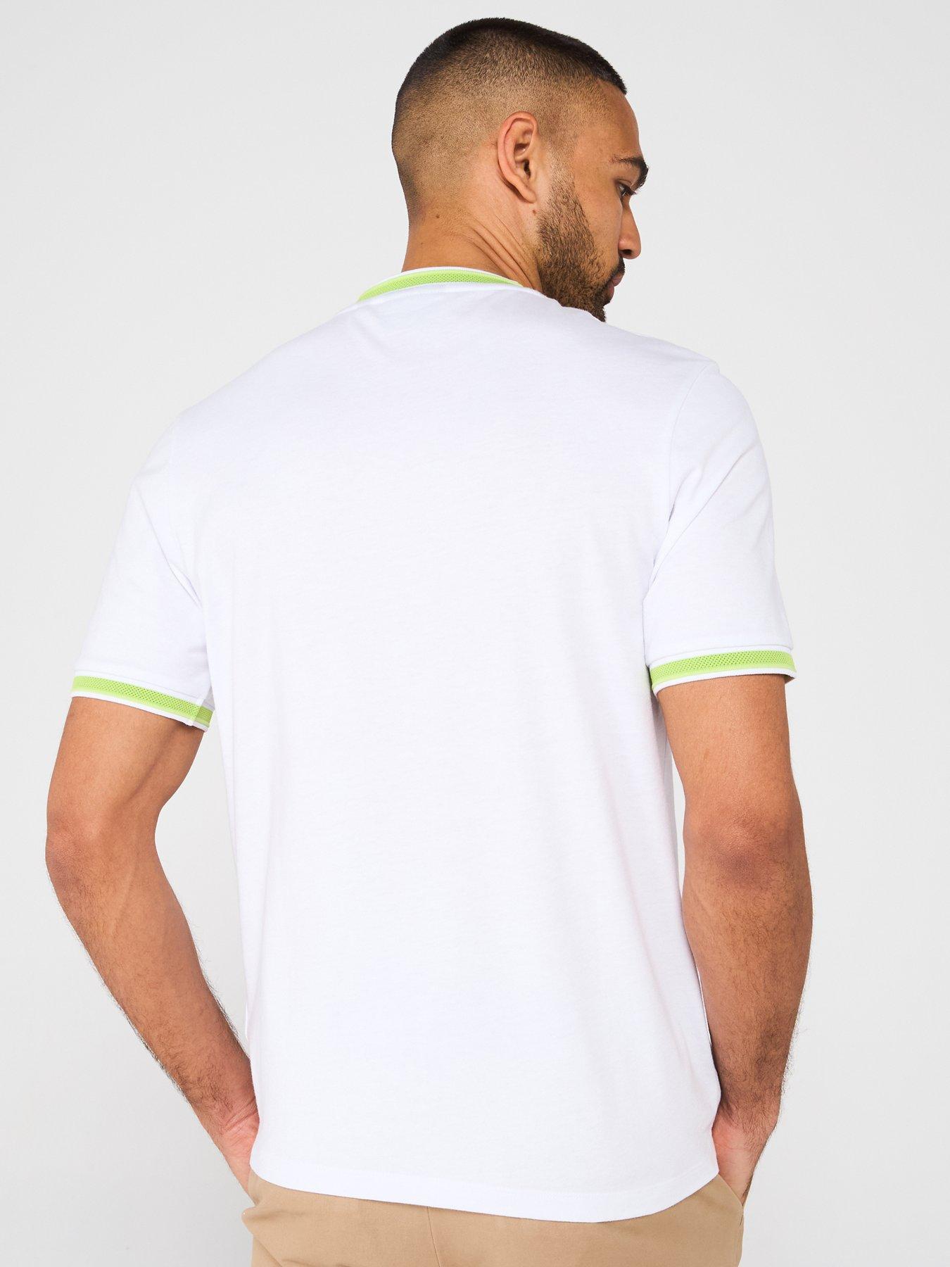 Image 2 of 6 of Lyle & Scott Multi Tipped T-Shirt - White