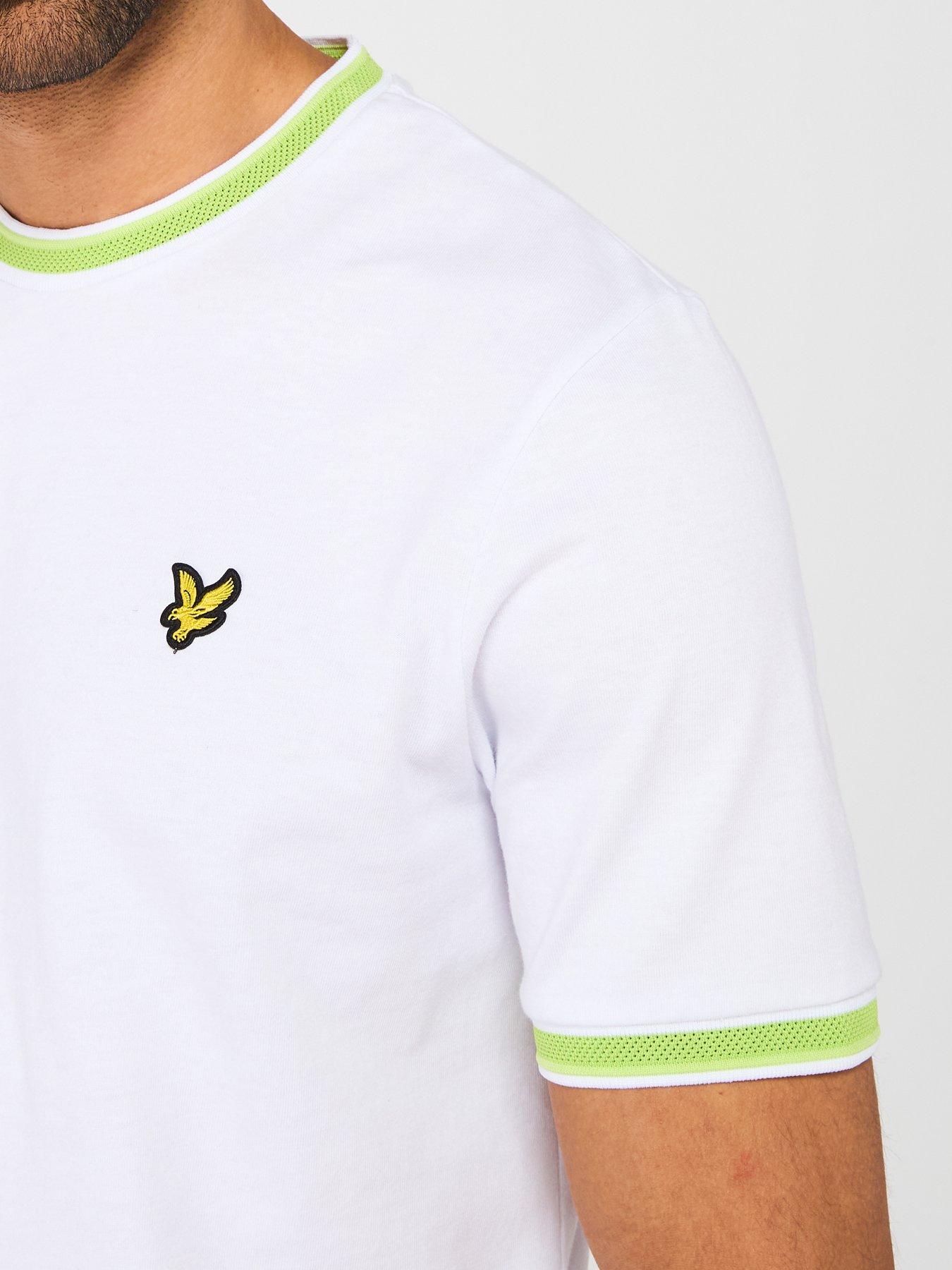Image 5 of 6 of Lyle & Scott Multi Tipped T-Shirt - White