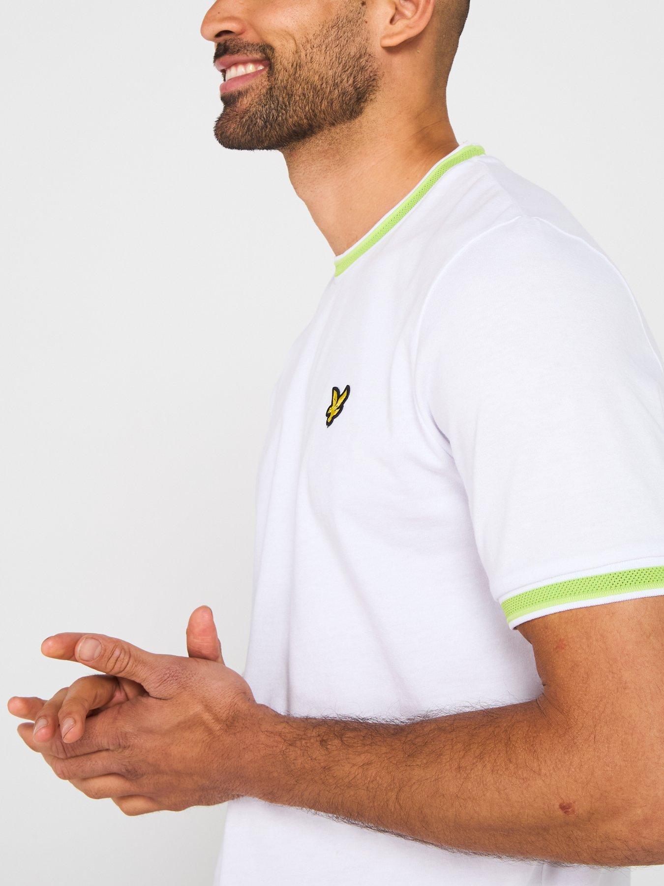 Image 6 of 6 of Lyle & Scott Multi Tipped T-Shirt - White