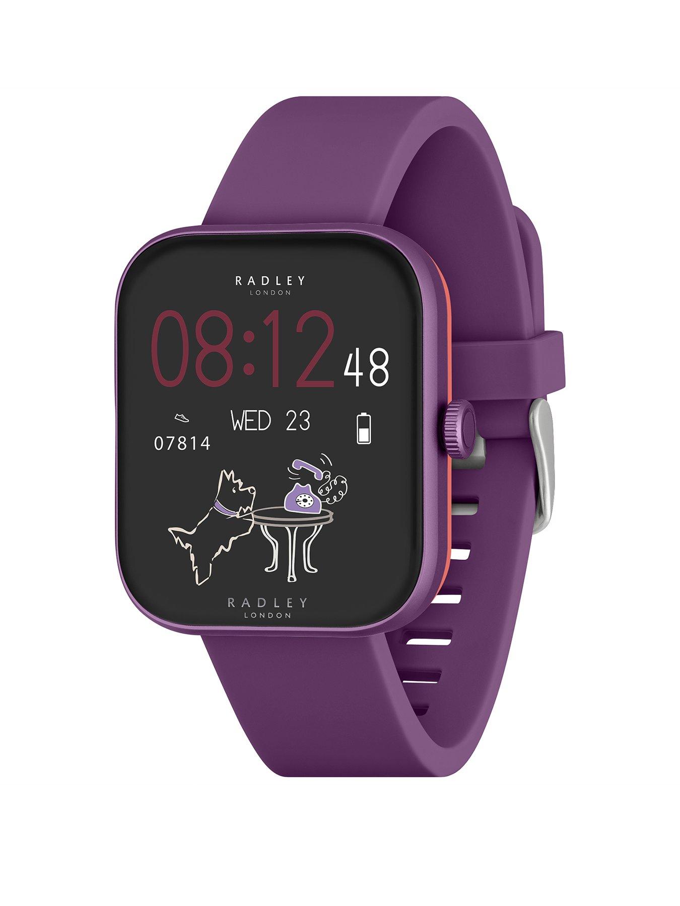 Radley Series 32 Purple Silicone Strap Smart Watch
