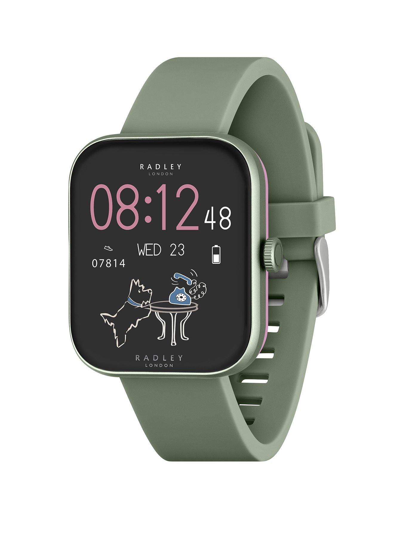 Radley Series 32 Dark Olive Silicone Strap Smart Watch