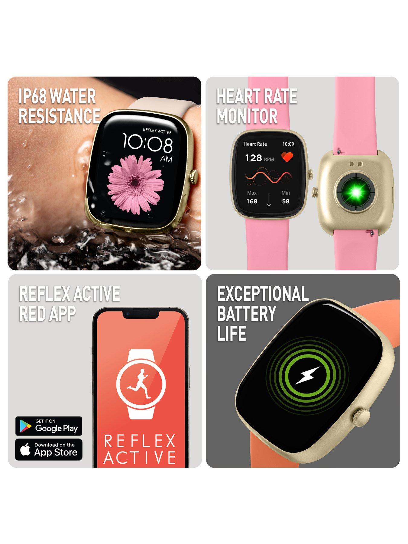 Image 3 of 6 of Reflex Active Series 50 Smart Pink Calling Watch Interchangeable Set