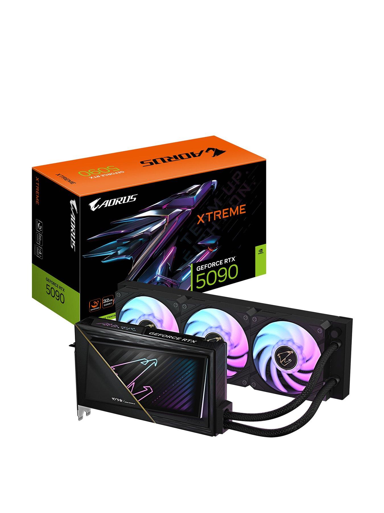 GIGABYTE RTX5090 AORUS XTREME 水冷 新品未使用 GIGABYTE Aorus GeForce RTX 5090 Xtreme Waterforce 32GB Graphics