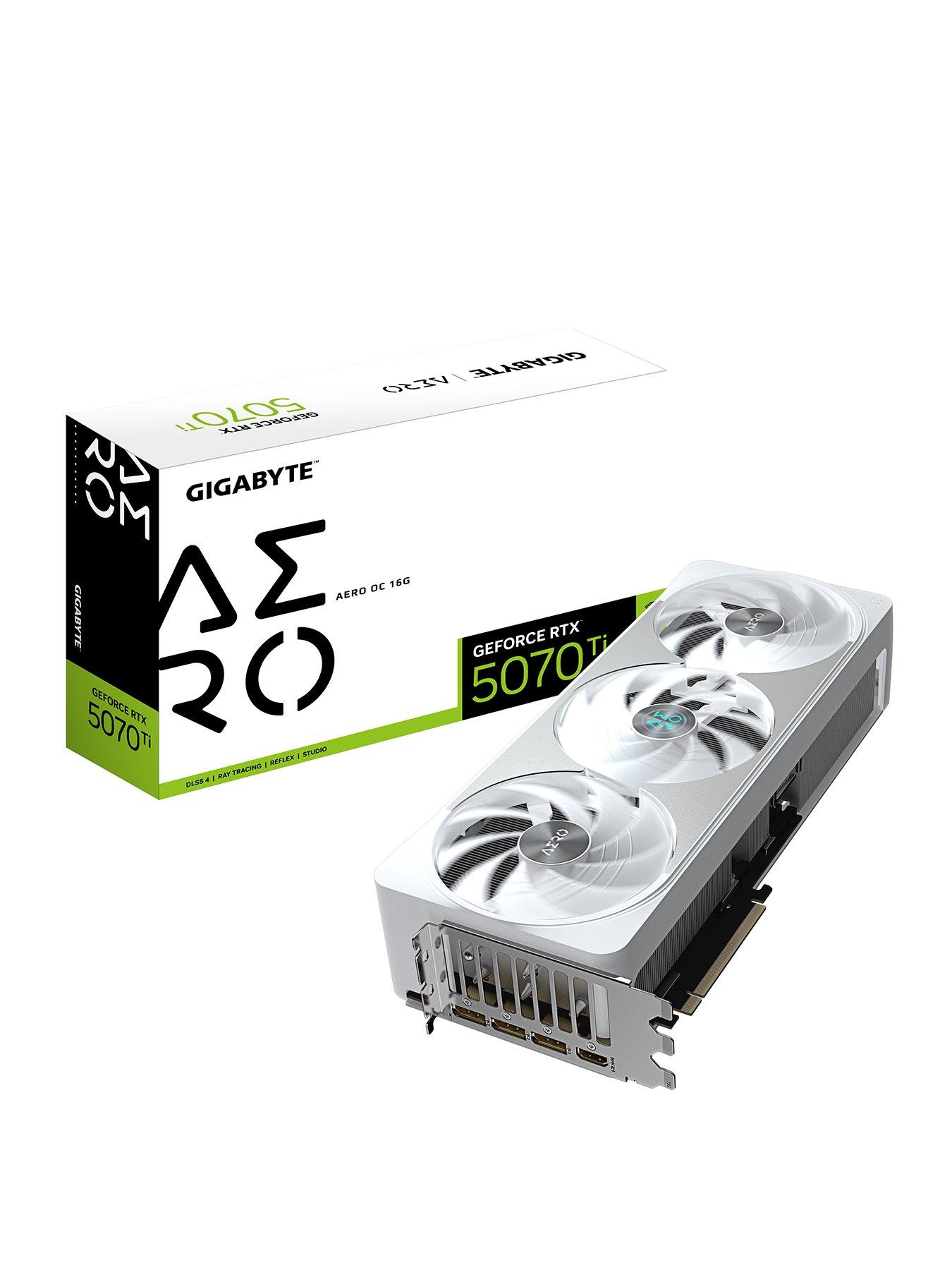 Image 1 of 7 of GIGABYTE GeForce RTX 5070 Ti AERO Overclocked 16GB Graphics Card