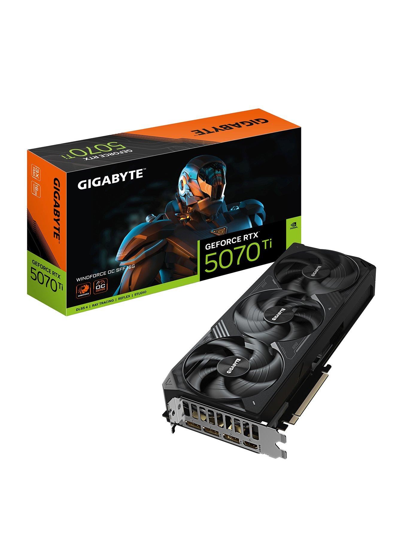 undefined GeForce RTX 5070 Ti WINDFORCE Overclocked SFF 16GB Graphics Card