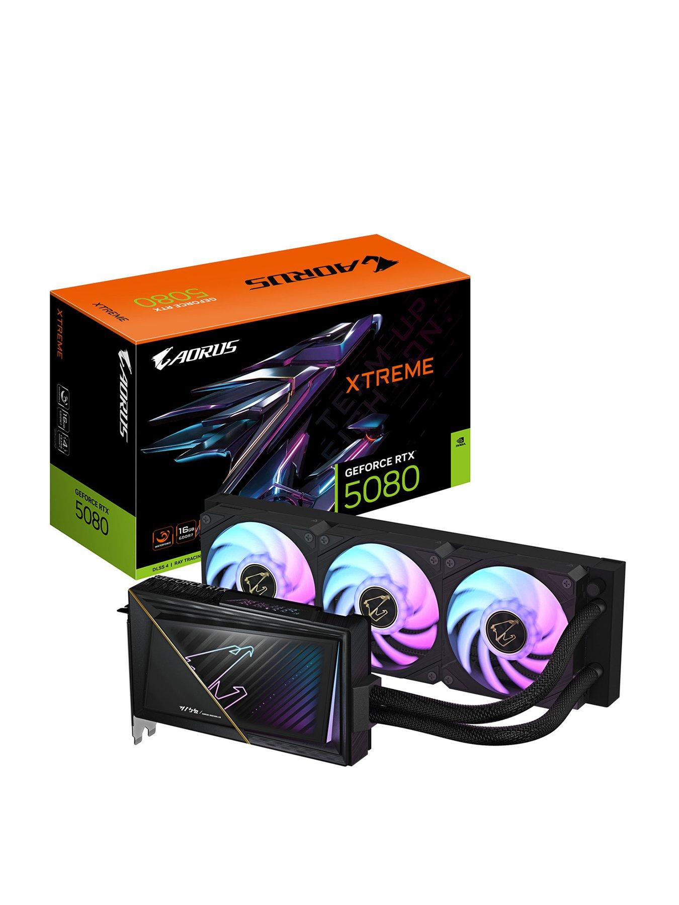 undefined Aorus GeForce RTX 5080 Xtreme Waterforce 16GB Graphics Card
