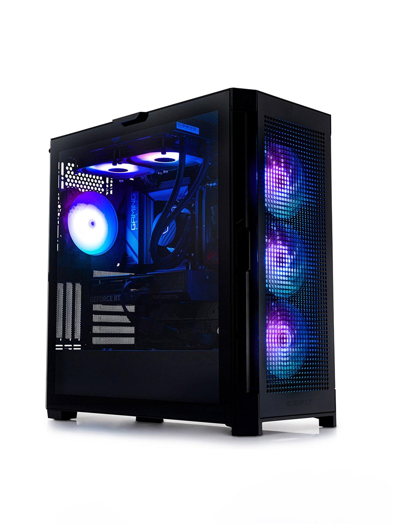 Image 4 of 7 of Stormforce Duoface Gaming Desktop - GeForce RTX 5070 Ti,&nbsp;AMD Ryzen 7, 32GB RAM, 2TB SSD - Black