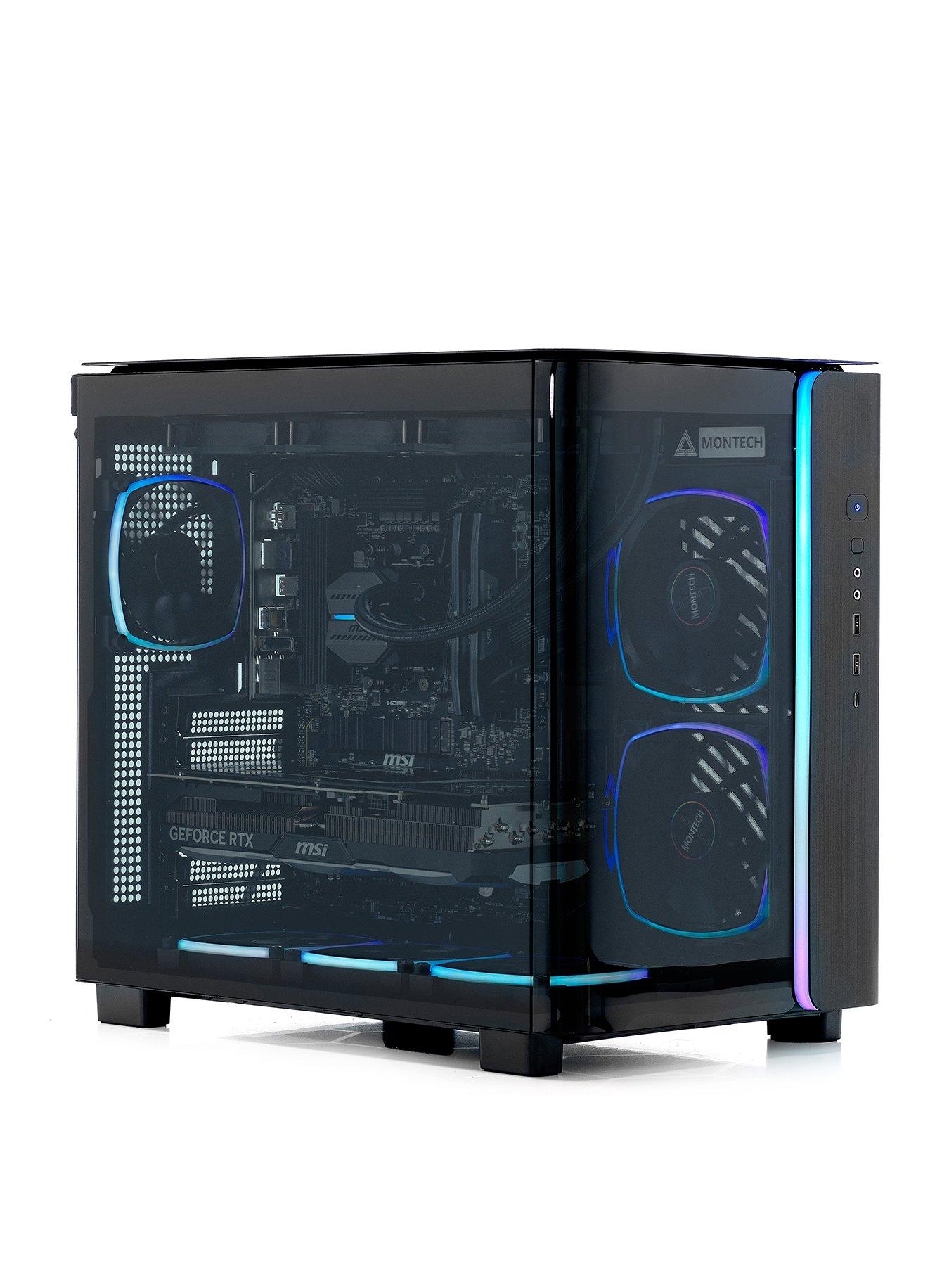 undefined Vortex King 95 Gaming Desktop - GeForce RTX 5080, AMD Ryzen 7, 32GB RAM, 2TB SSD - Black