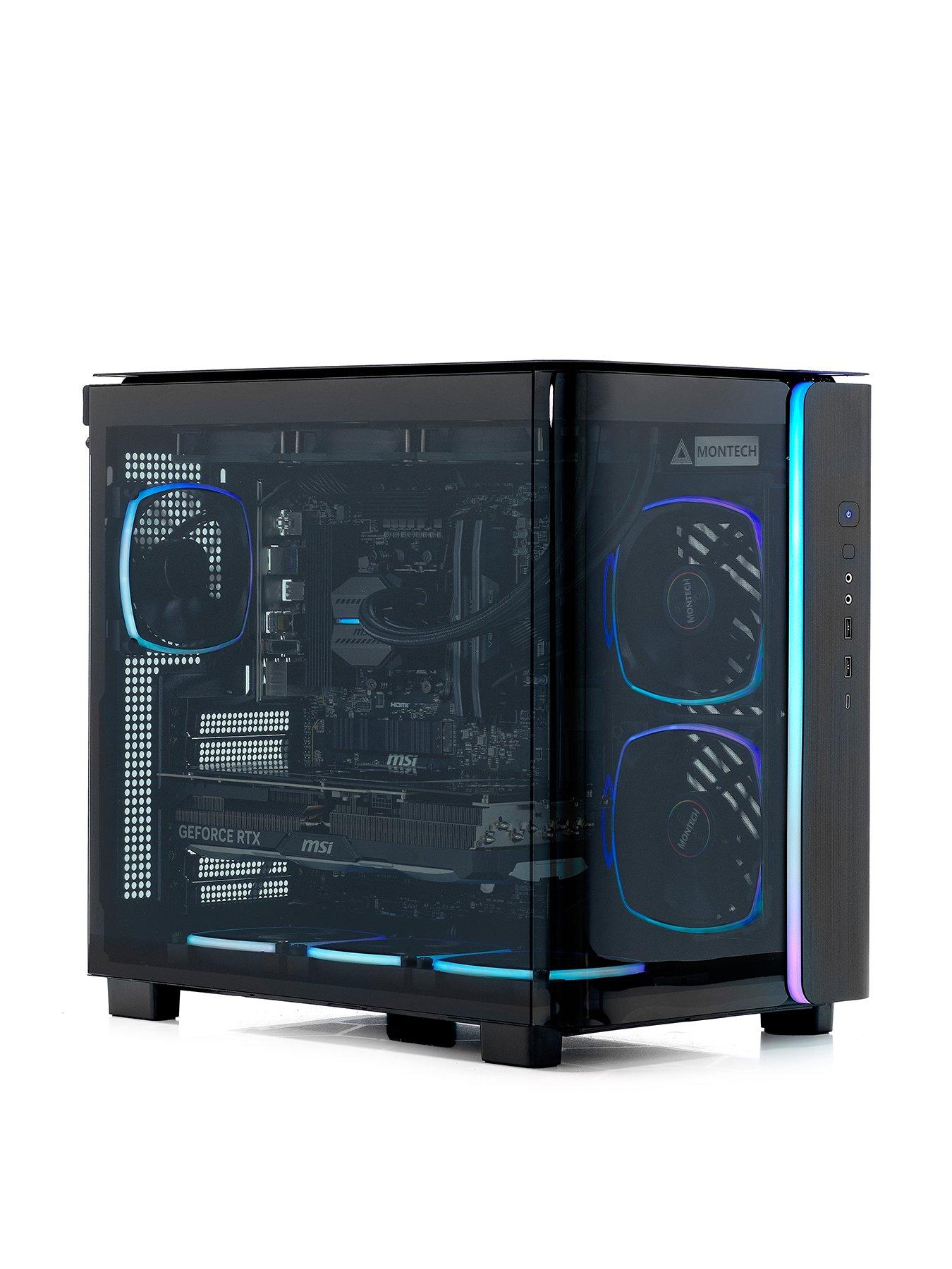 Stormforce Vortex King 95 Gaming Desktop - GeForce RTX 5090, AMD Ryzen 7, 32GB RAM, 2TB SSD - Black