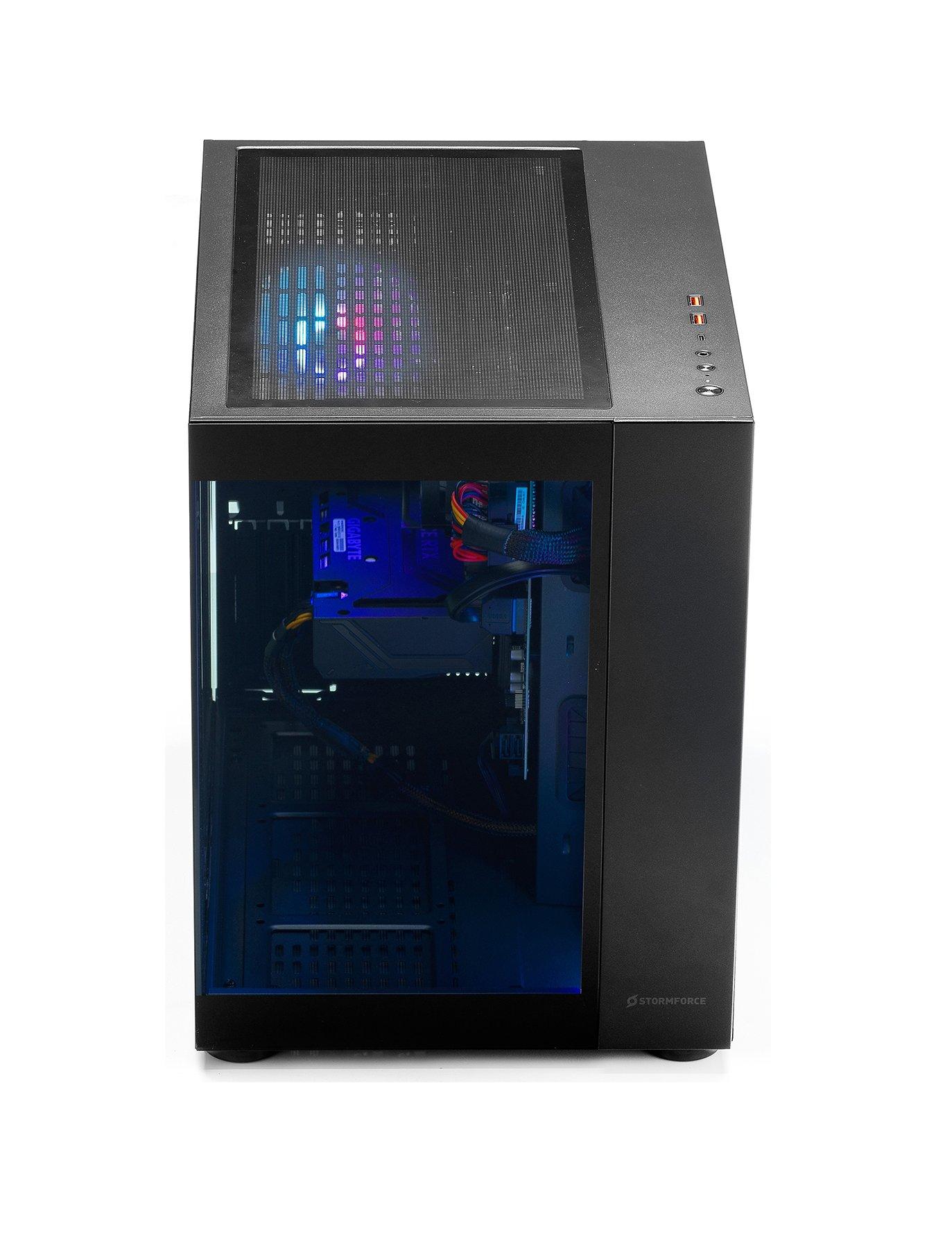 Image 2 of 6 of Stormforce FV150 Gaming Desktop - GeForce RTX 5070 Ti, Intel Core i5, 32GB RAM, 2TB SSD - Black