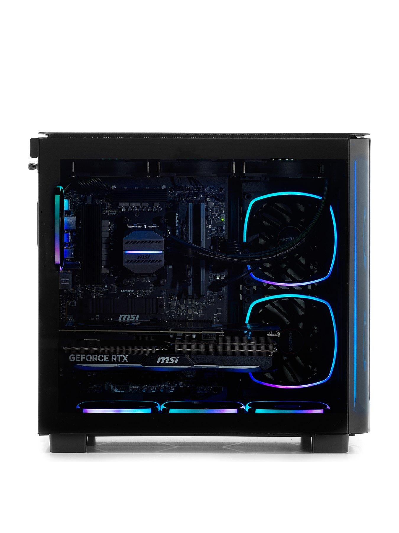 Image 3 of 7 of Stormforce Vortex King 95 Gaming Desktop - GeForce RTX 5080, Intel Core i7, 32GB RAM. 2TB SSD - Black