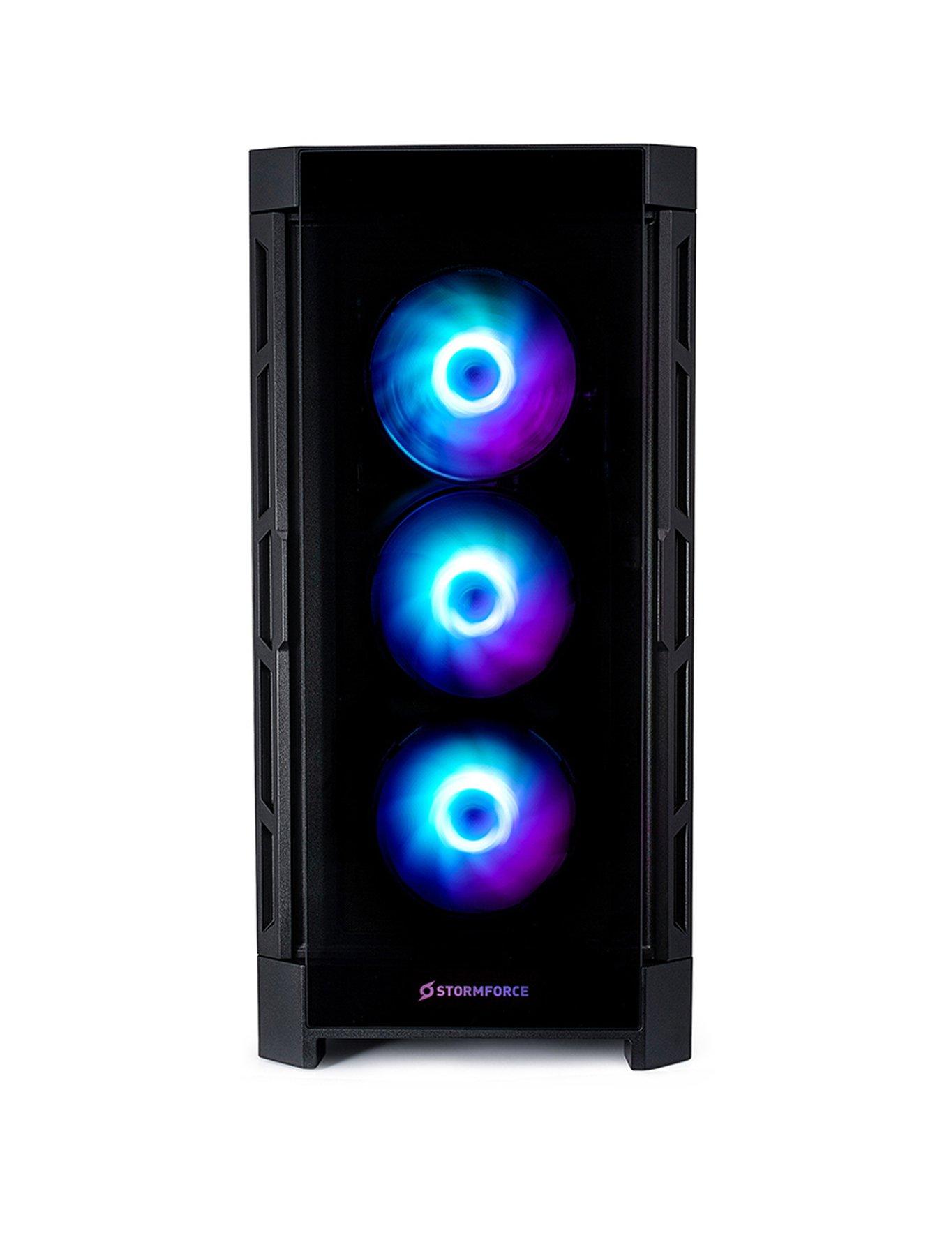 Image 3 of 7 of Stormforce Duoface Gaming Desktop - GeForce RTX 5070 Ti, Intel Core i7,&nbsp;32GB RAM, 2TB SSD - Black