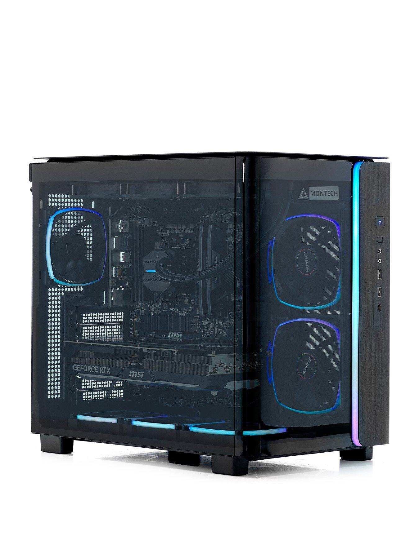 Image 1 of 7 of Stormforce Vortex King 95 Gaming Desktop - GeForce RTX 5090, Intel Core Ultra 7, 32GB RAM, 2TB SSD - Black