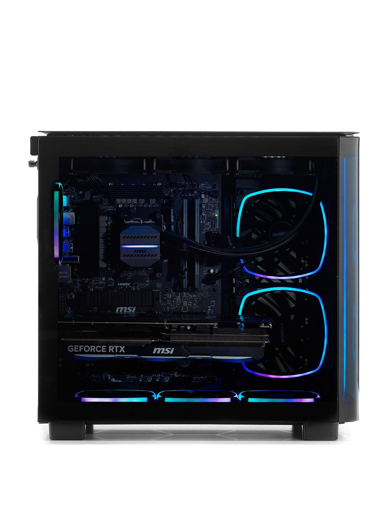Image 2 of 7 of Stormforce Vortex King 95 Gaming Desktop - GeForce RTX 5090, Intel Core Ultra 9, 64GB RAM, 4TB SSD - Black