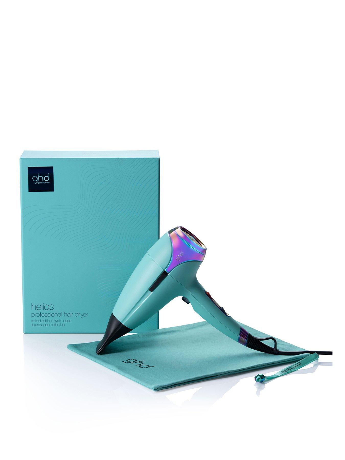 undefined Helios Limited Edition Hair Dryer in Mystic Aqua with Matching Dust Bag