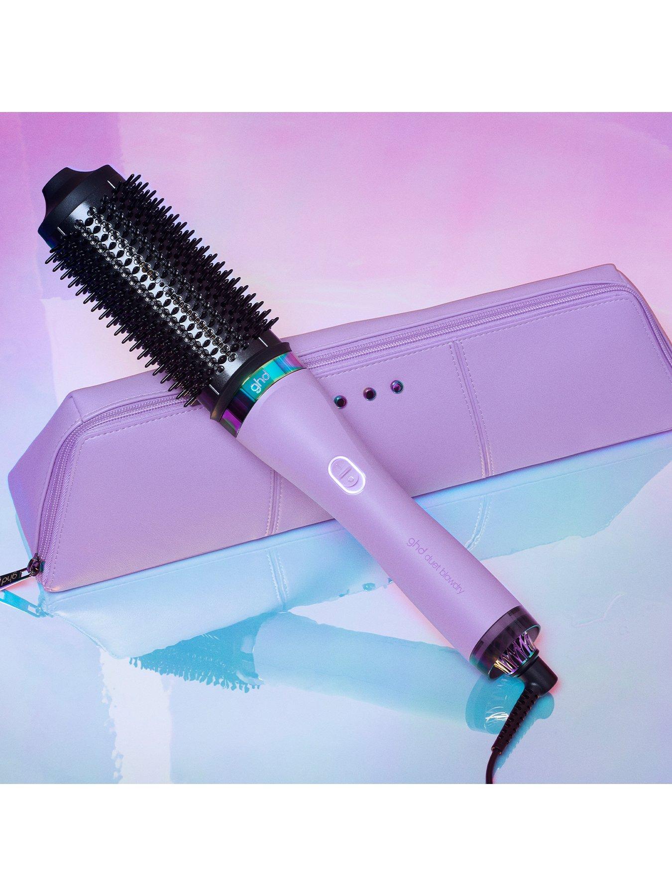 Image 2 of 5 of ghd Duet Blowdry Limited Edition Hair Dryer Brush in Galactic Lilac with Matching Heat-Resistant Bag &amp; Mat
