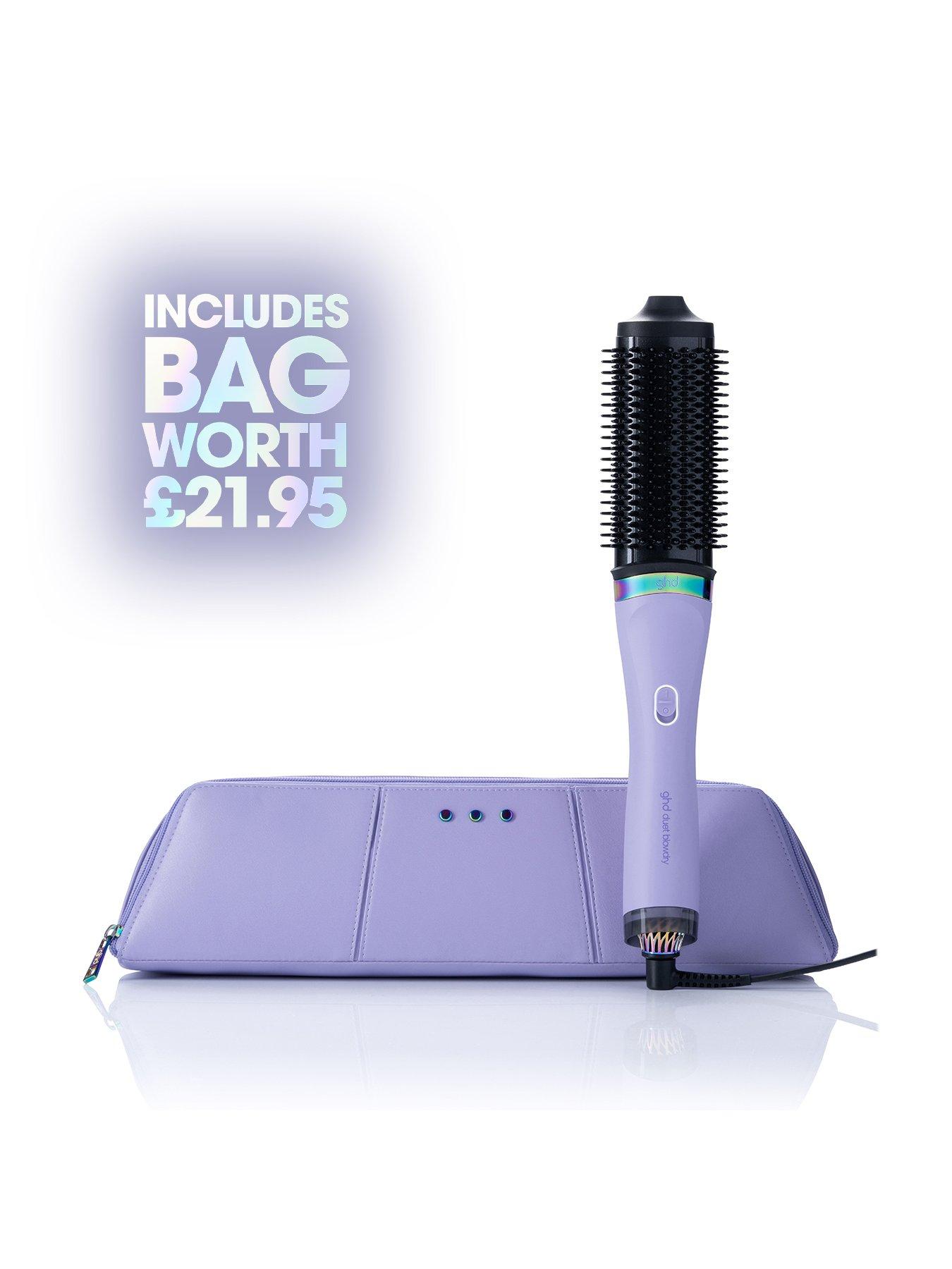 Image 4 of 5 of ghd Duet Blowdry Limited Edition Hair Dryer Brush in Galactic Lilac with Matching Heat-Resistant Bag &amp; Mat