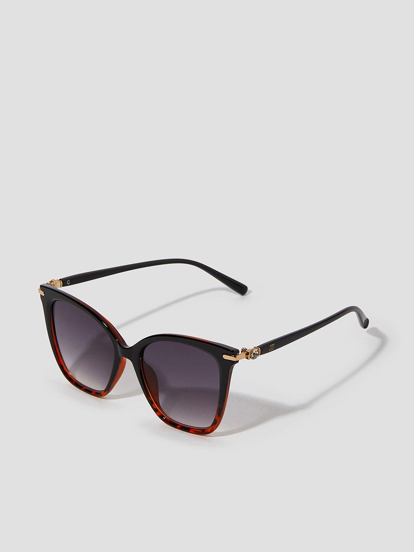 Monsoon Ombre Cat Eye Sunglasses - Brown
