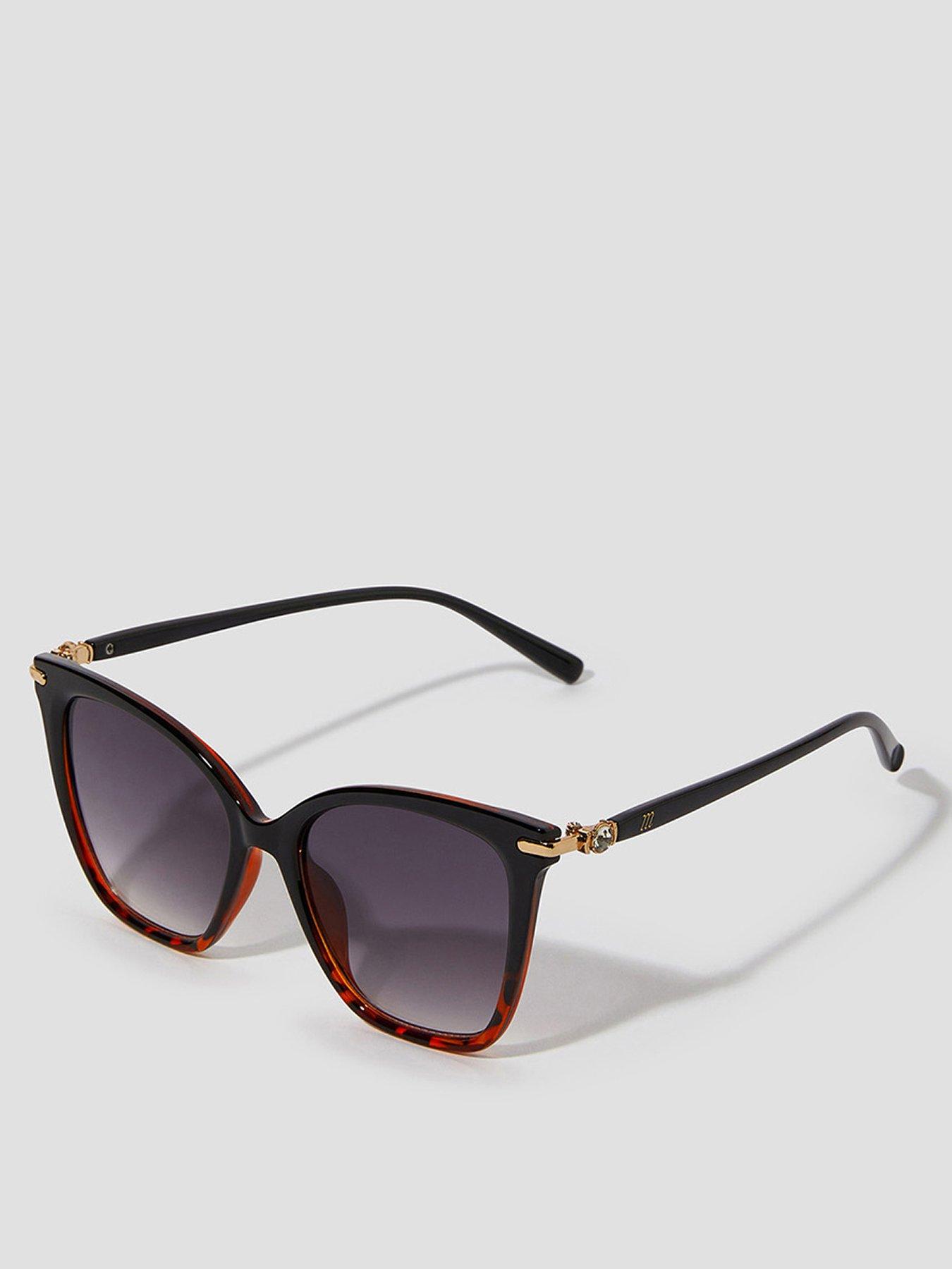 undefined Ombre Cat Eye Sunglasses - Brown