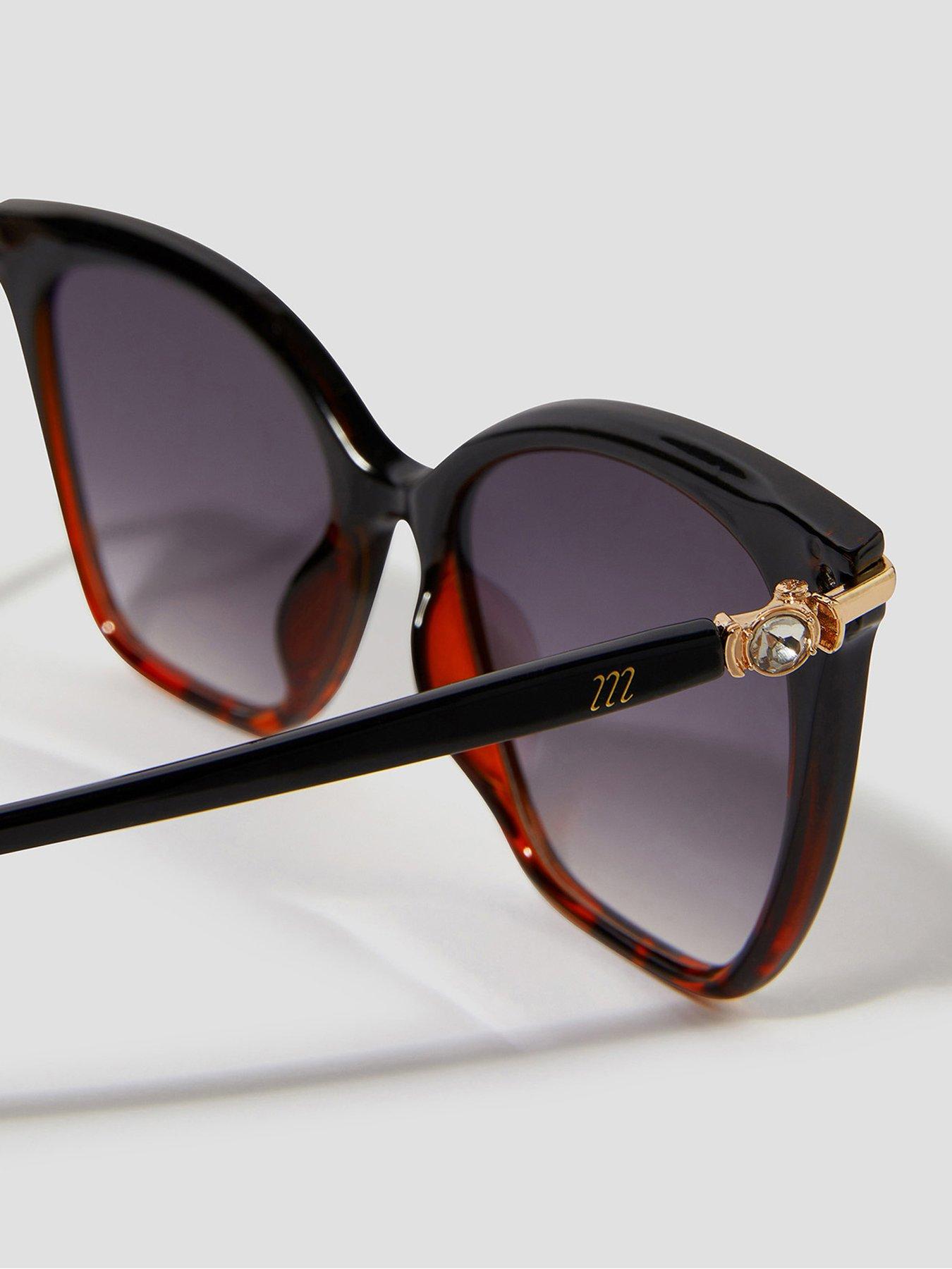 Image 2 of 2 of Monsoon Ombre Cat Eye Sunglasses - Brown