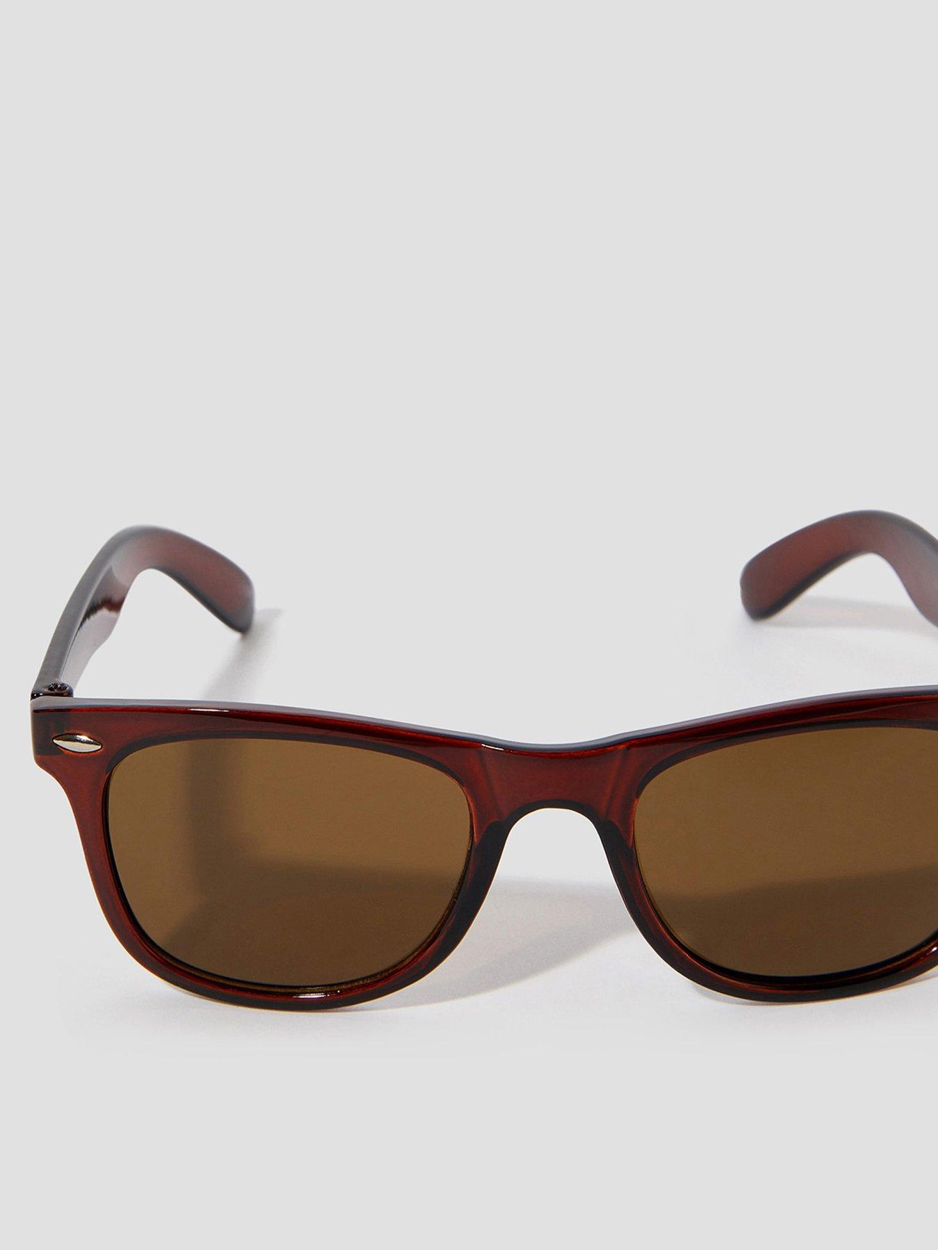 Image 2 of 2 of Monsoon Flat Top Sunglasses - Brown
