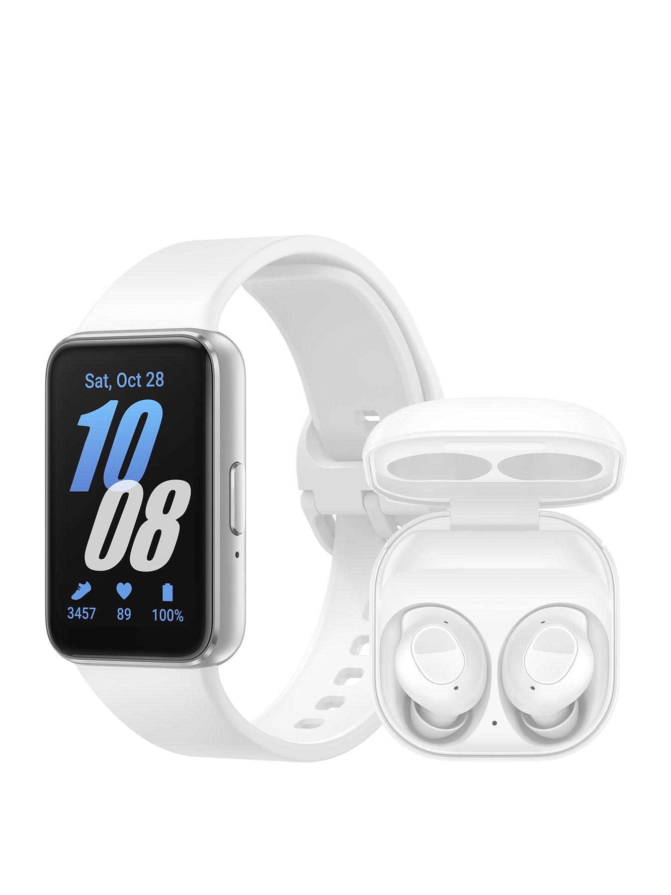 undefined Galaxy Fit3 Black with Buds FE White BT