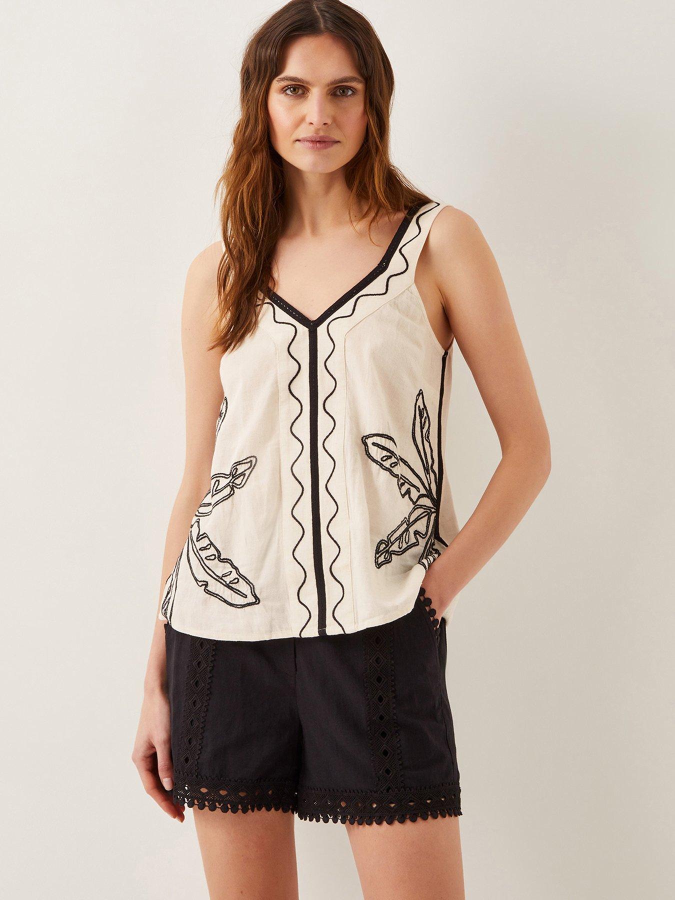 undefined Hope Leaf Cami - Natural