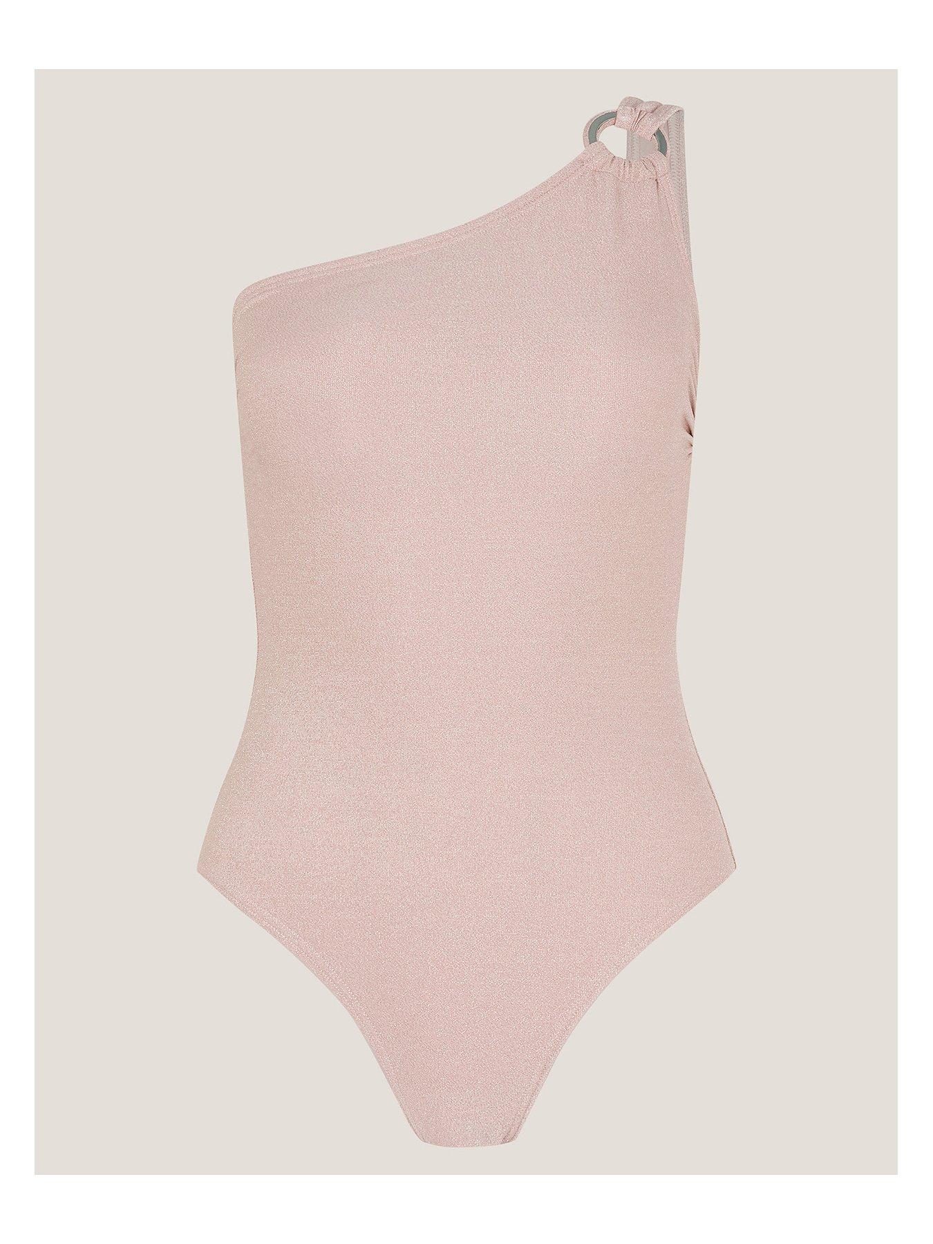Image 3 of 6 of Monsoon Kimi Lurex Swimsuit - Gold