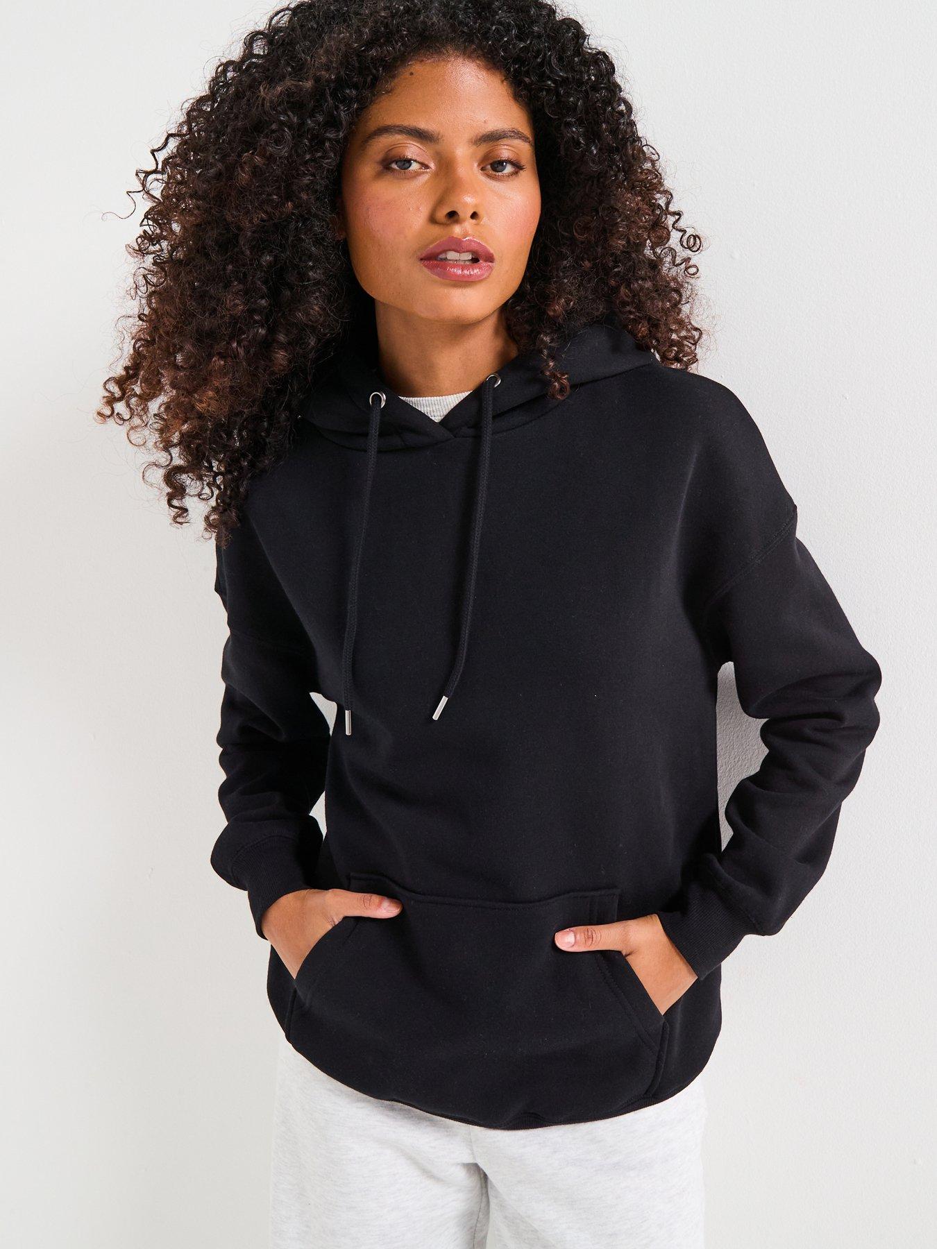V by Very The Essential Oversized Hoodie - Black