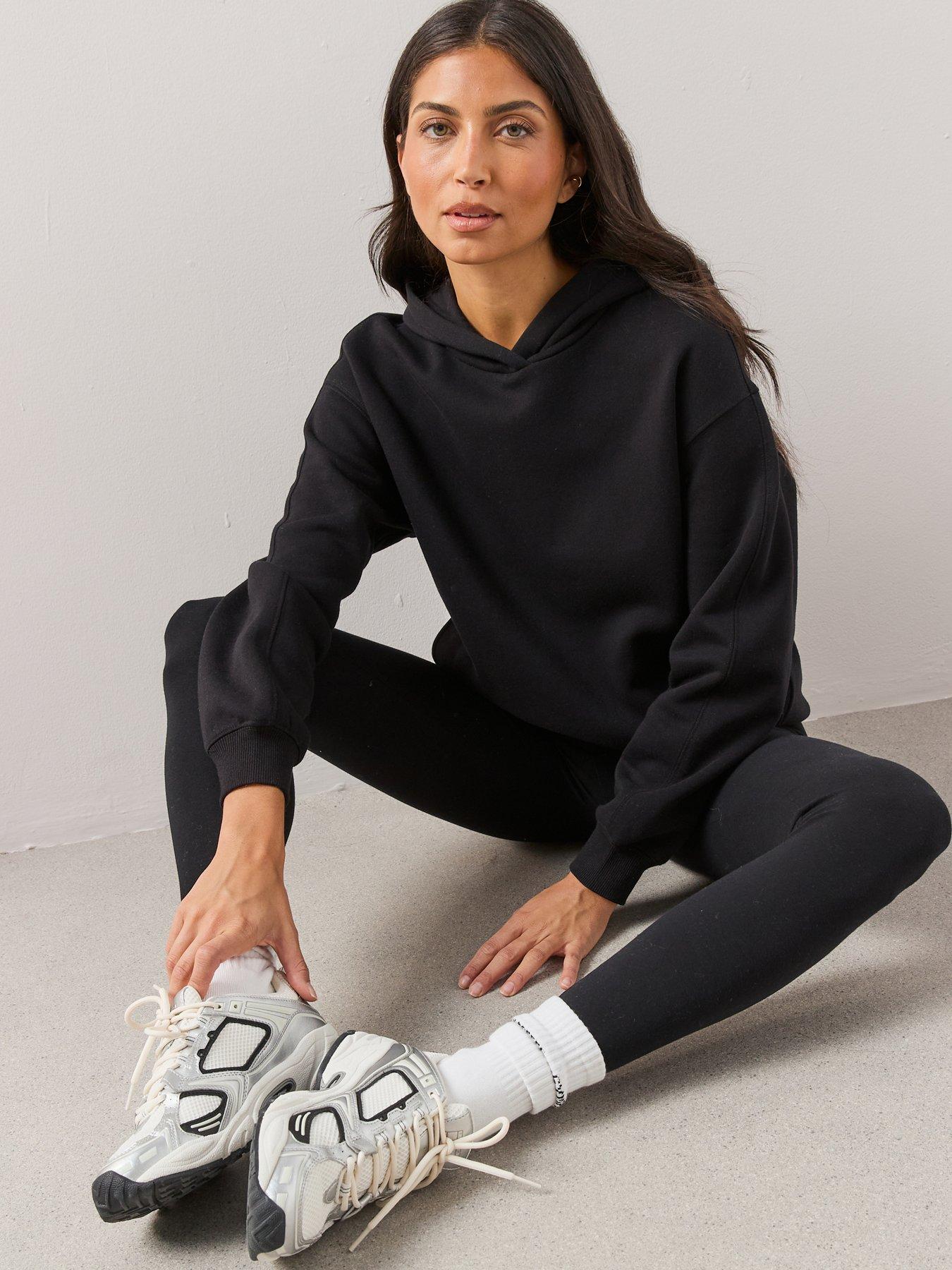 The Very Collection Relaxed Hoodie - Black