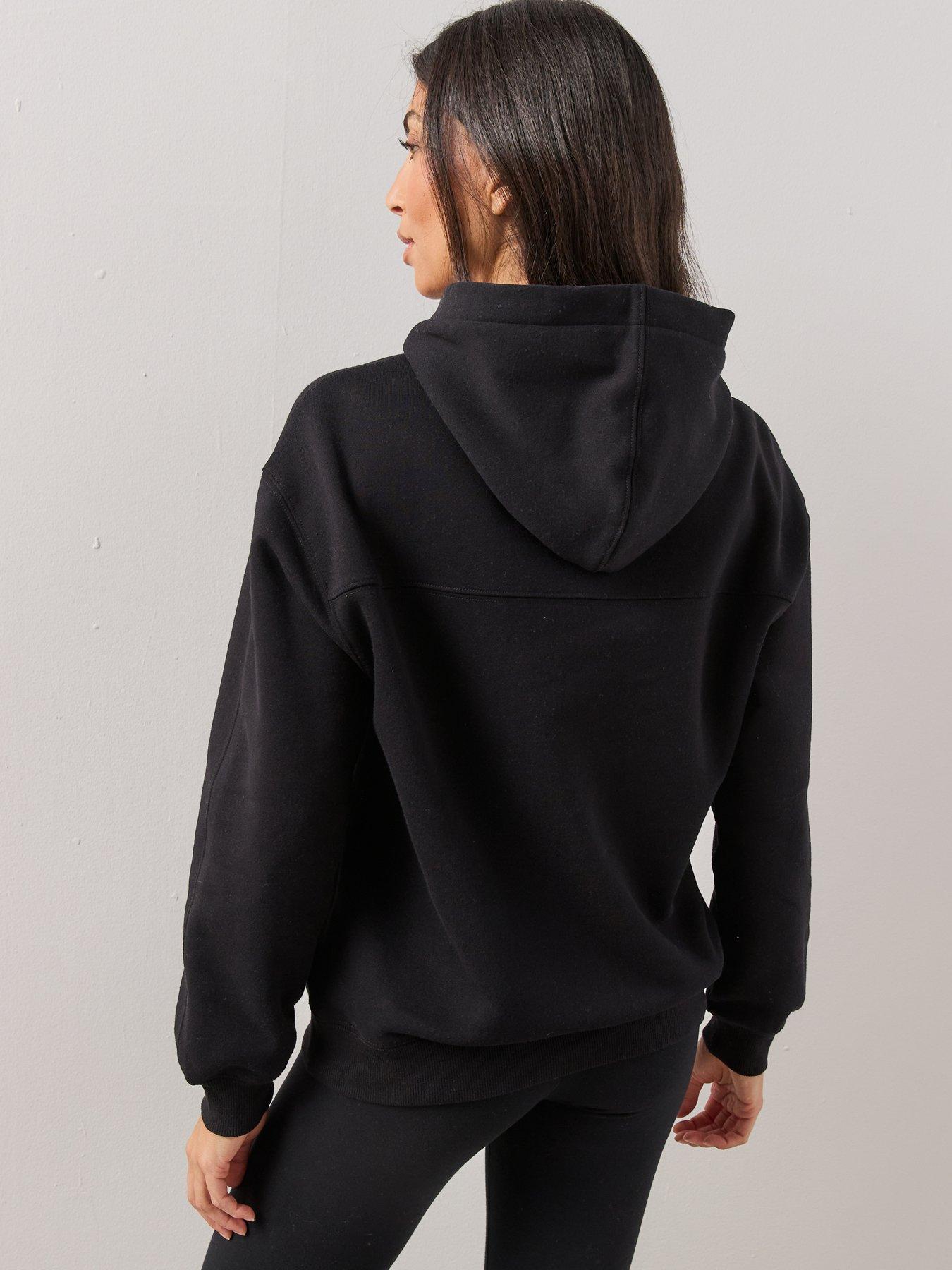 Image 2 of 7 of The Very Collection Womens Relaxed Hoodie - Black