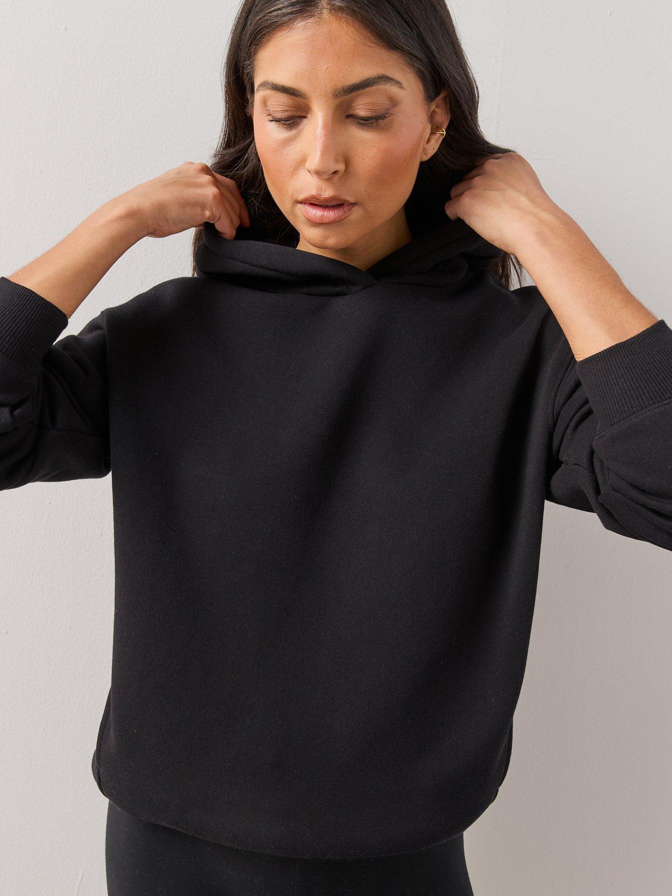 Image 4 of 7 of The Very Collection Womens Relaxed Hoodie - Black