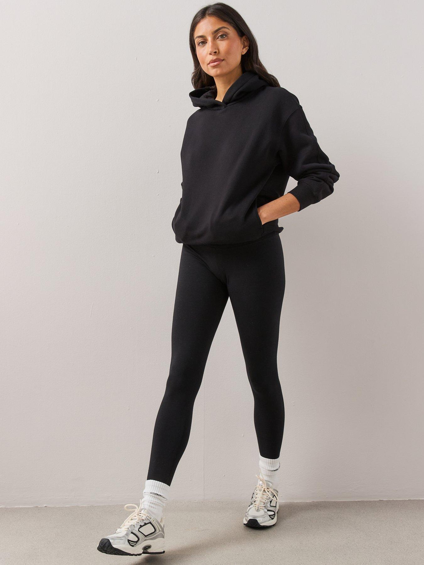 Image 6 of 7 of The Very Collection Womens Relaxed Hoodie - Black