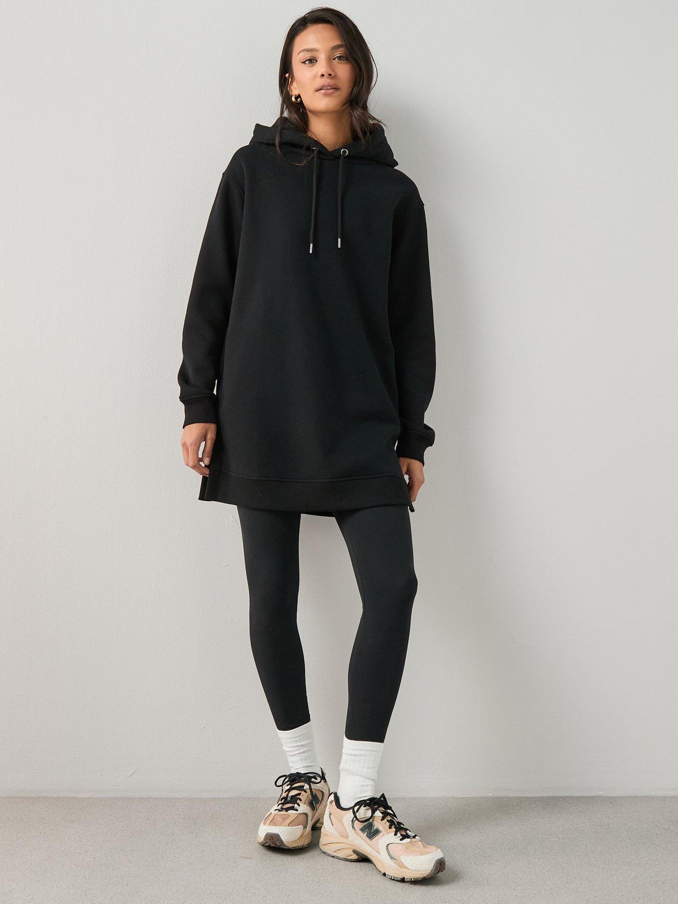 ROXANA BLACK SWEATSHIRTS