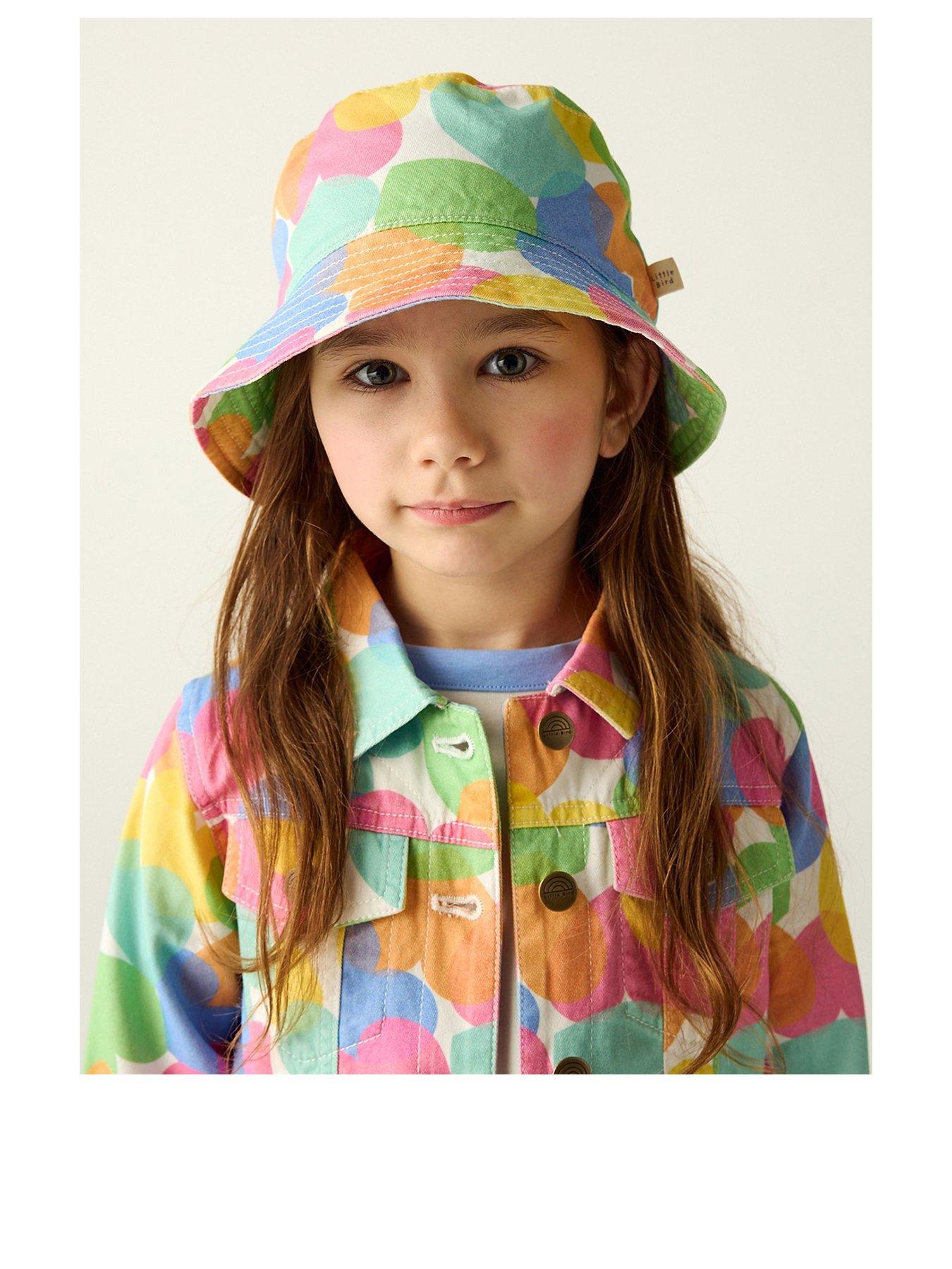 Little Bird Heart Confetti Bucket Hat - Multi