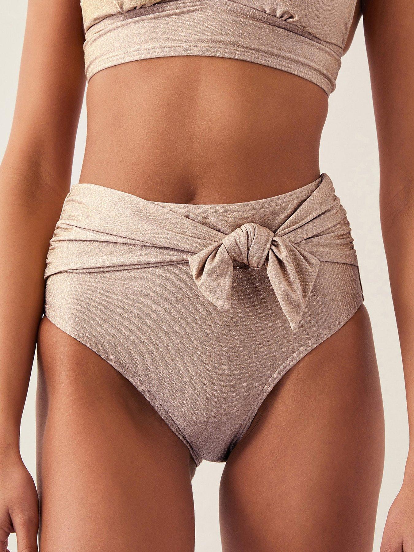 undefined Kiki Bikini Bottom - Gold