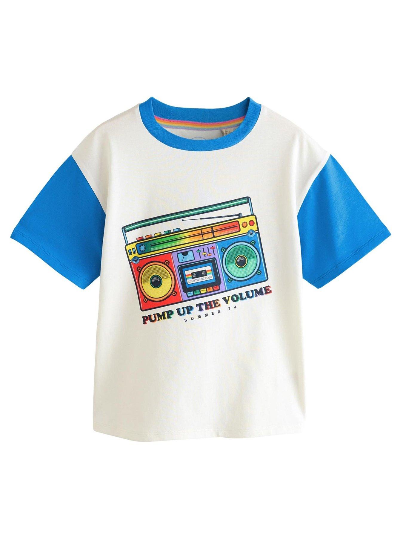 undefined Boombox T-Shirt - Blue
