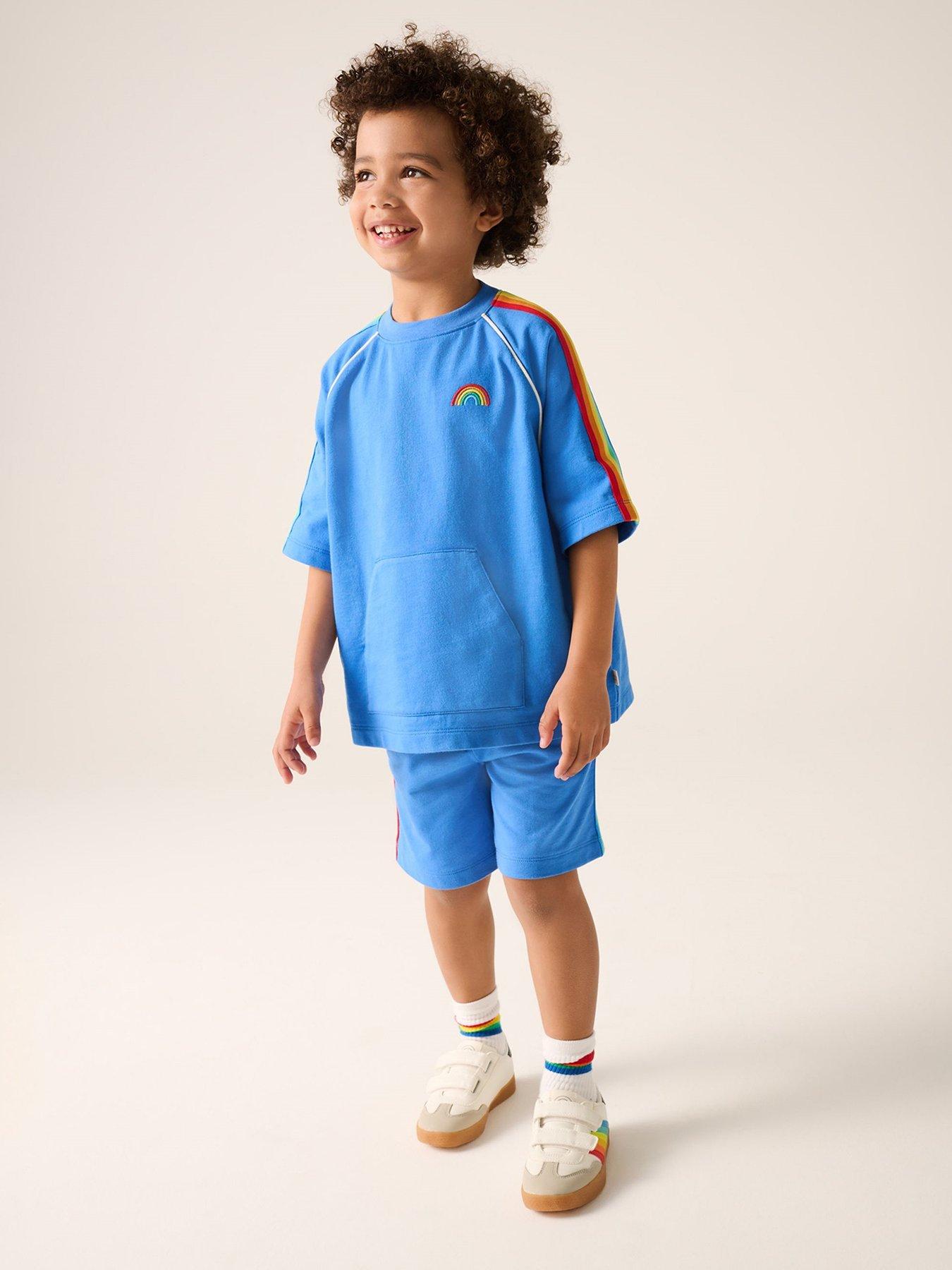 undefined Rainbow Sweat Set - Blue