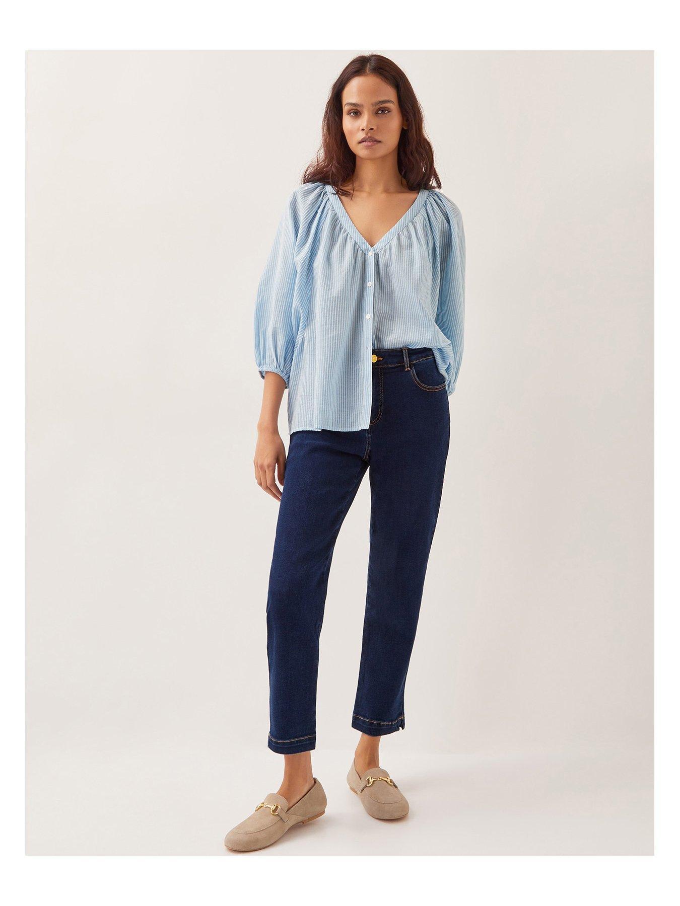 Image 4 of 5 of Monsoon Safaia 7/8 Jean - Indigo