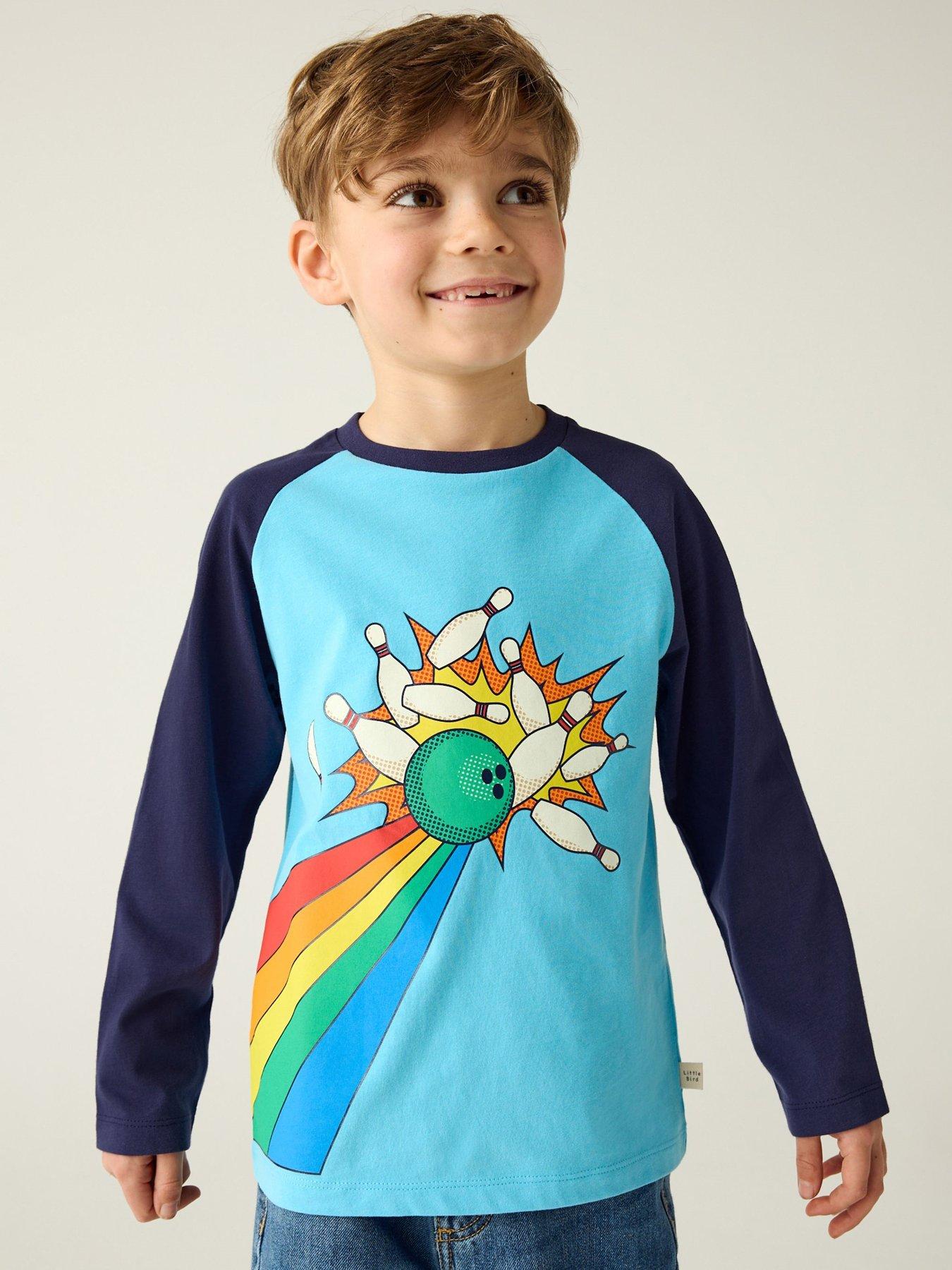 undefined Bowling Long Sleeve T-Shirt - Blue