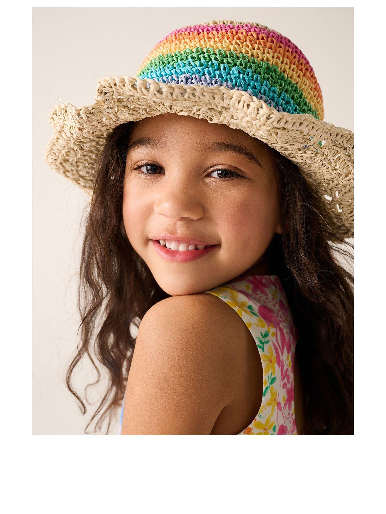 undefined Rainbow Straw Hat - Multi