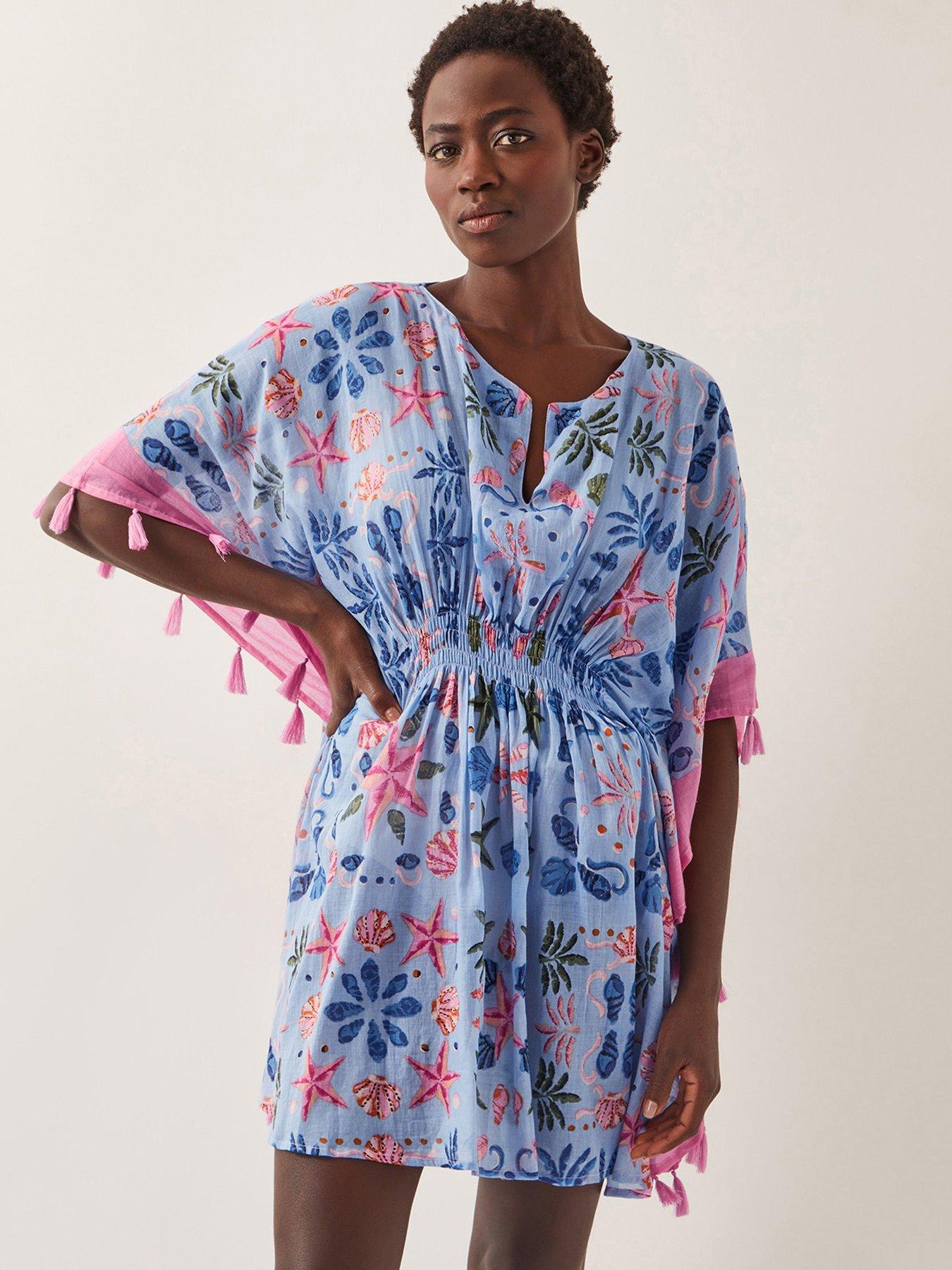 undefined Coco Seashore Kaftan - Blue