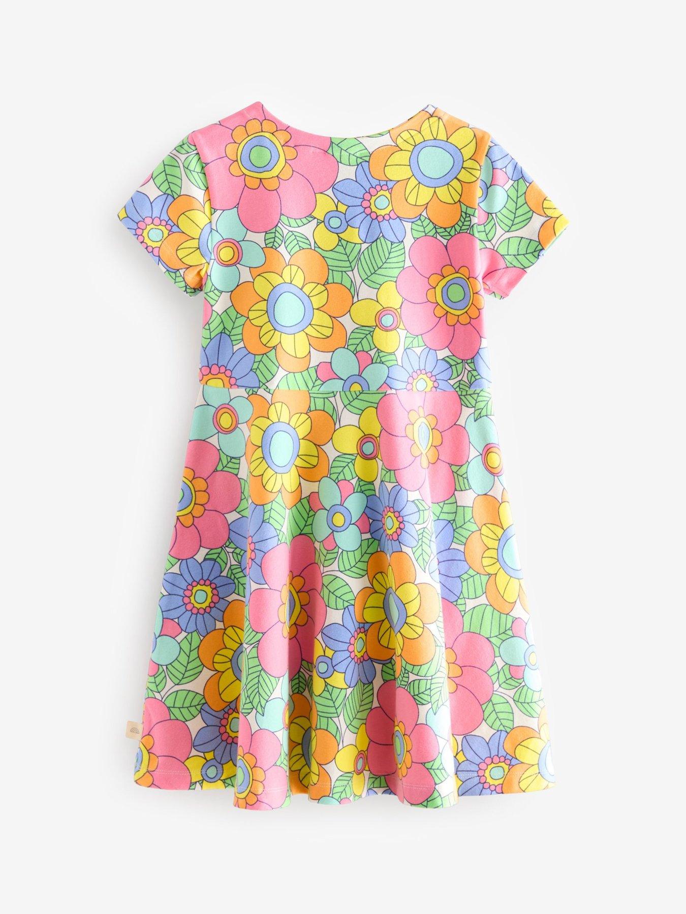 Image 6 of 6 of Little Bird Floral Skater Dress - Multi